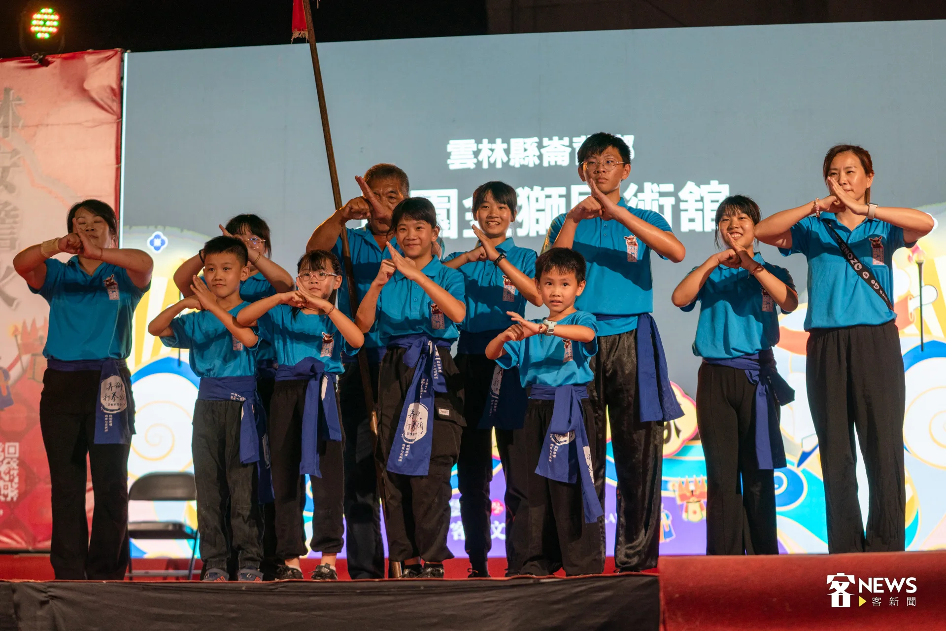 雲林崙背、二崙、西螺地區是客家五大族群中「詔安客」，「武術」是詔安三寶之一。洪藝晅攝