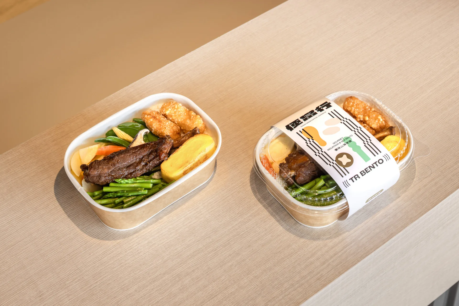 台鐵推出2025台灣設計展限定便當，饗味山海雙十節開賣。台鐵提供