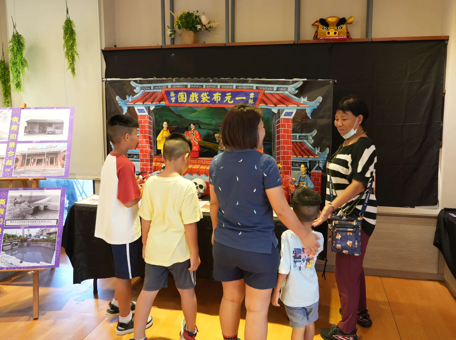展覽邀請民眾一同走入布袋戲等充滿地方特色的文化記憶。雲林縣政府提供