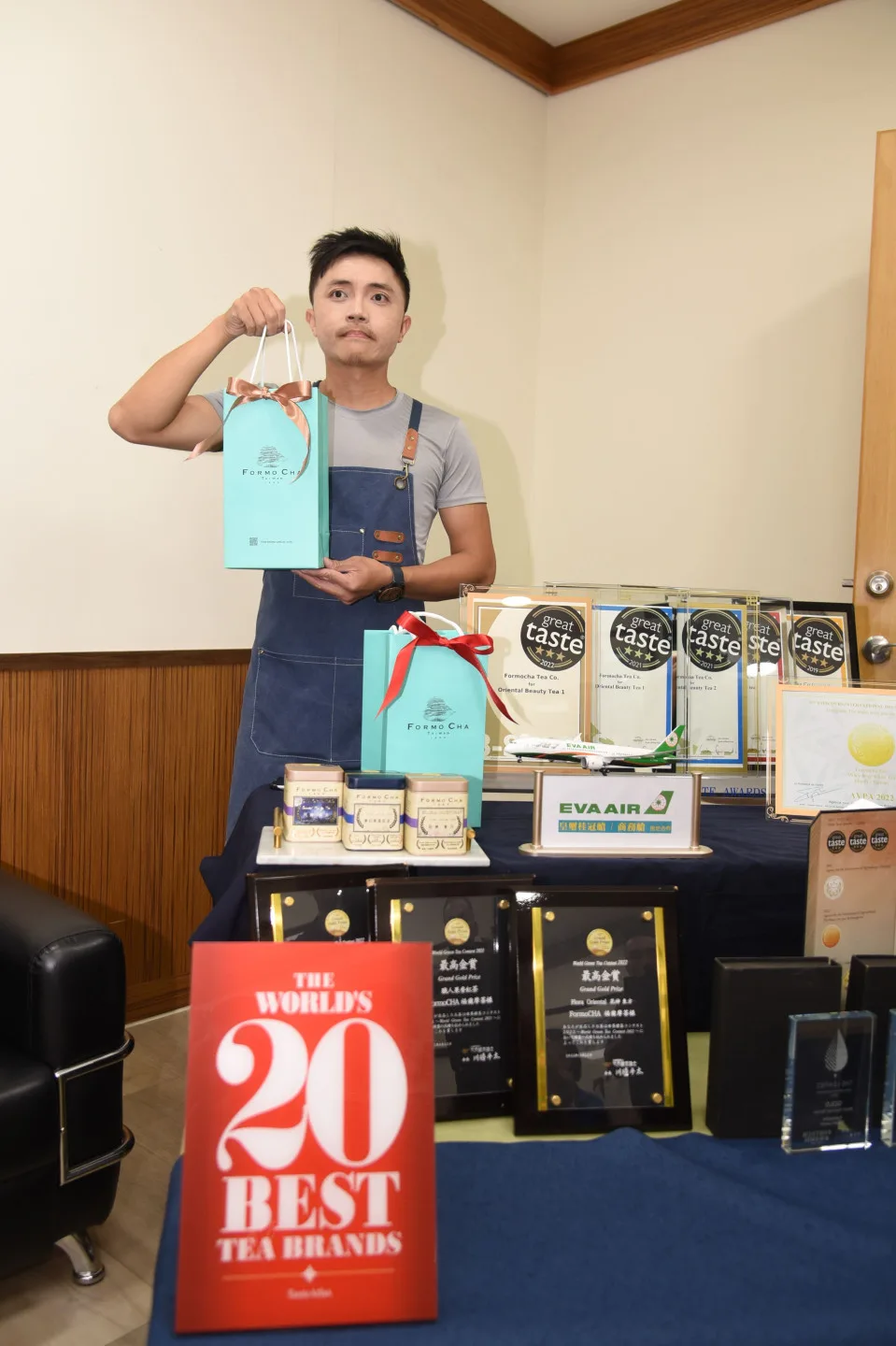 張家齊茶品獲選全球最佳20品牌。