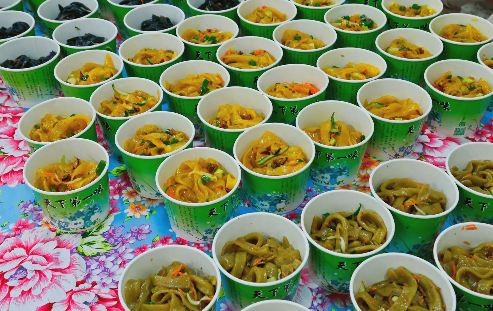 貓裏客家粄條節準備3千份「五行粄條」提供民眾免費品嚐。苗縣府提供