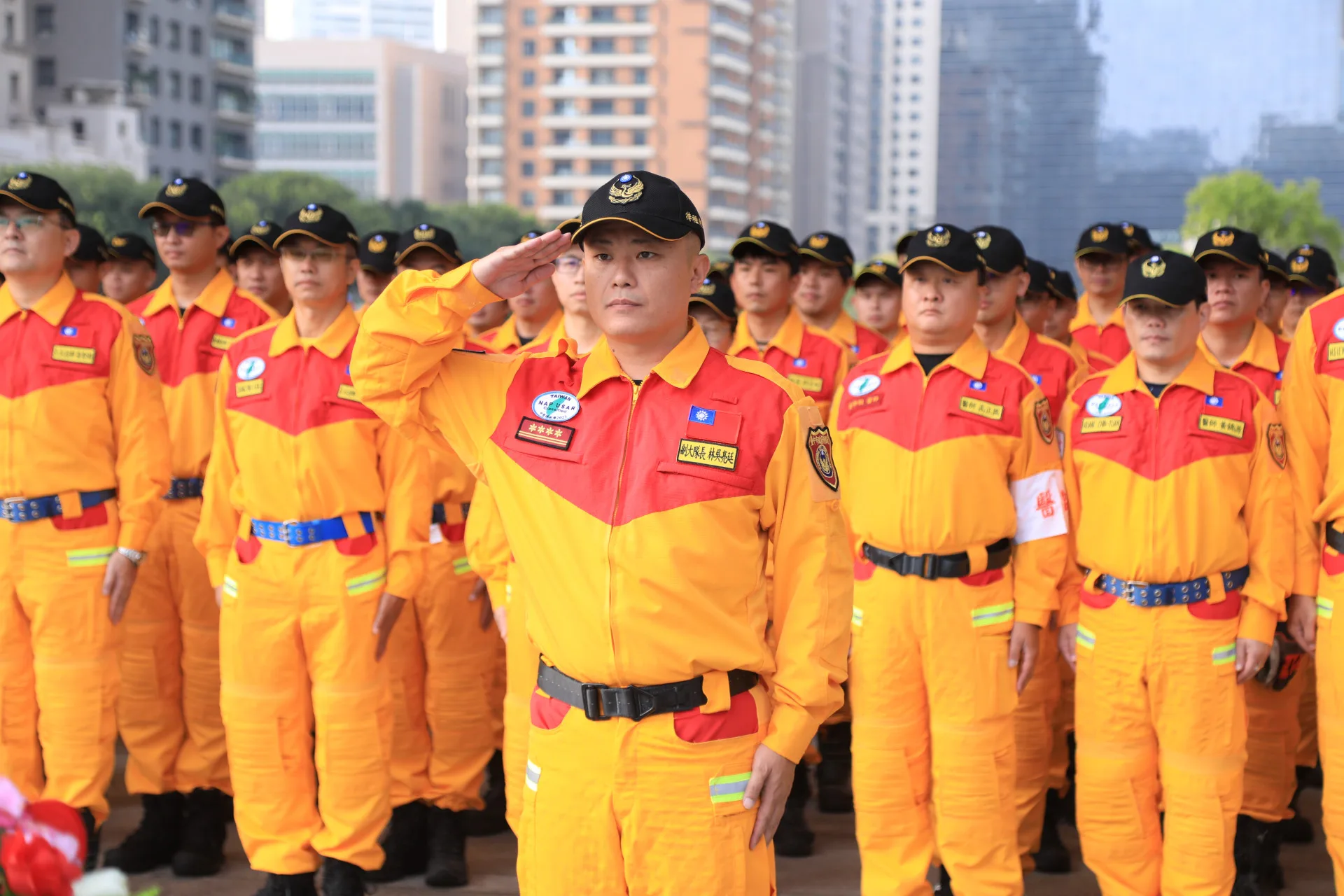 台中市特搜隊表示,將以最專業、最堅強的姿態投入評測行動,要為市民安全與國家榮耀奮戰。台中市政府提供