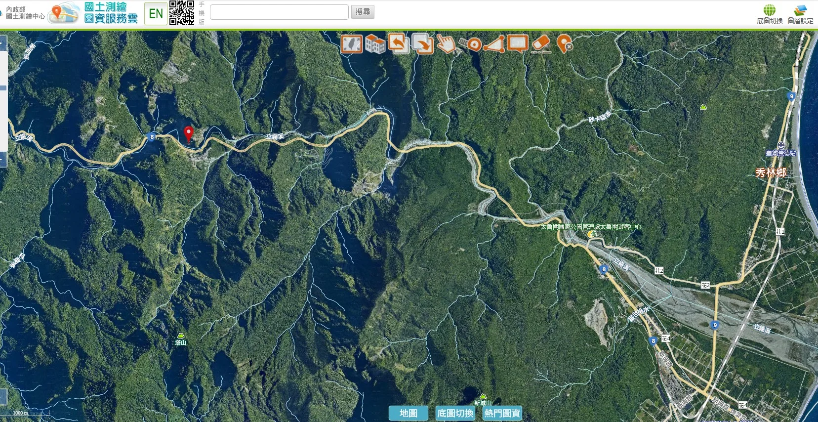 中橫公路舊路邊坡崩坍造成立霧溪出現堰塞湖,淤高近20公尺,溪水急漲,有潰堤可能。相關單位已經開挖。