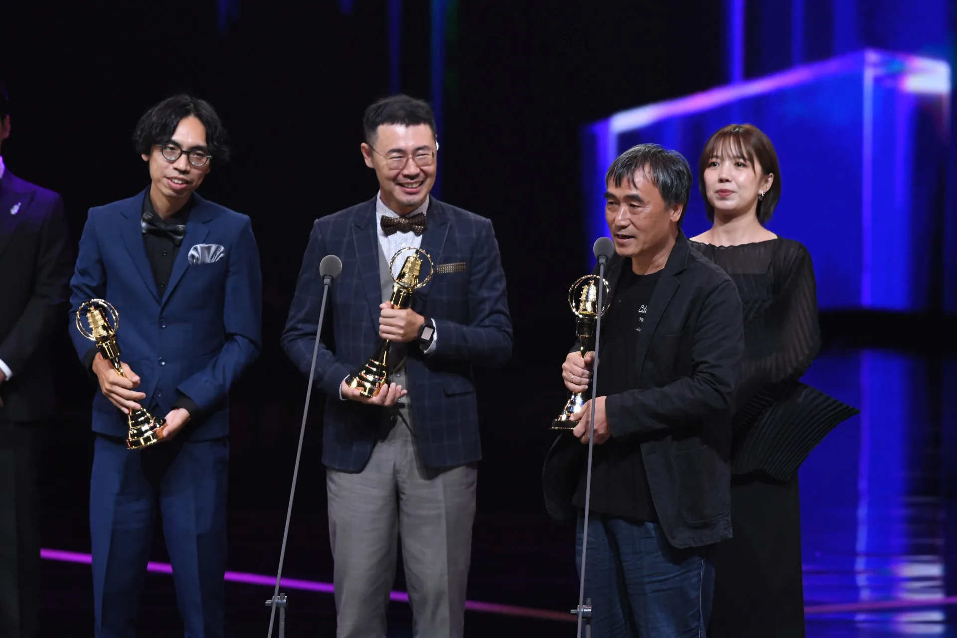 節目美術設計獎得主,《星空下的黑潮島嶼》 賴勇坤、何景意、尤稚儀、發哥【陳新發】。