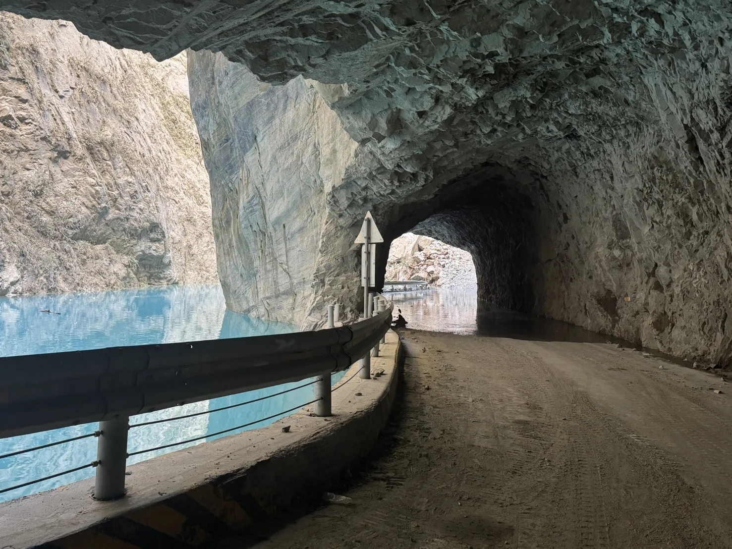 立霧溪燕子口堰塞湖。林保署花蓮分署20251017