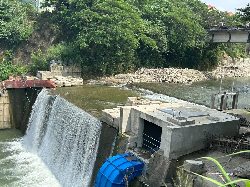 食水嵙溪電廠是全台首座由縣市政府主導開發,並在區域排水設置的小水力發電。中央社