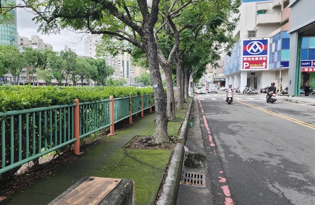 麻園頭溪周邊步道現況。台中市政府提供