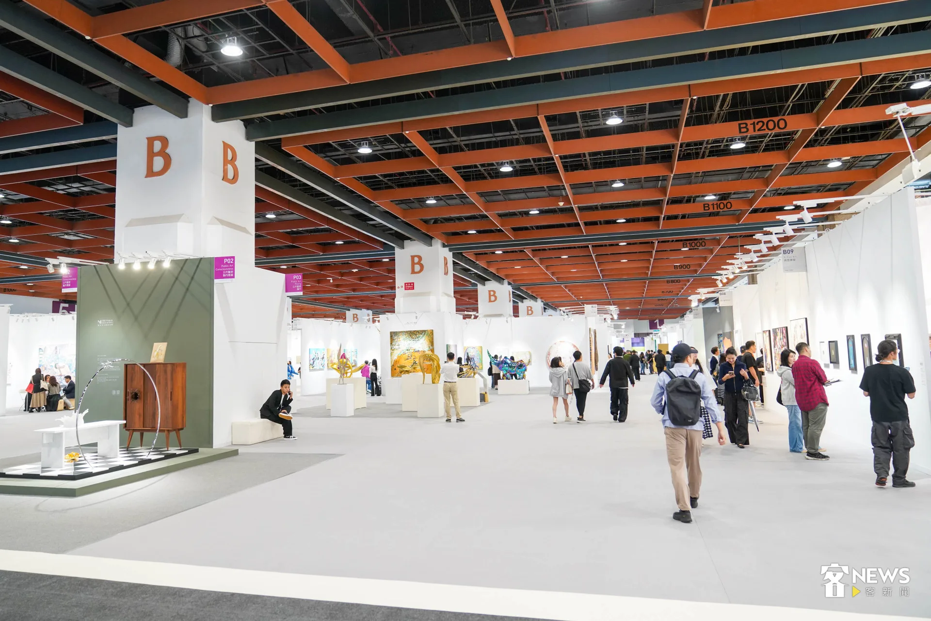 2025台北國際藝術博覽會(ART TAIPEI 2025)將於10月24日至27日,在台北世貿一館登場。范修語攝