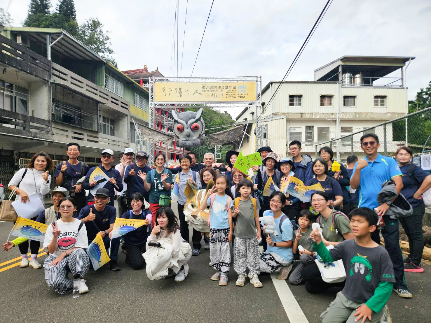 客委會主委古秀妃也走完10公里全程。客家委員會提供