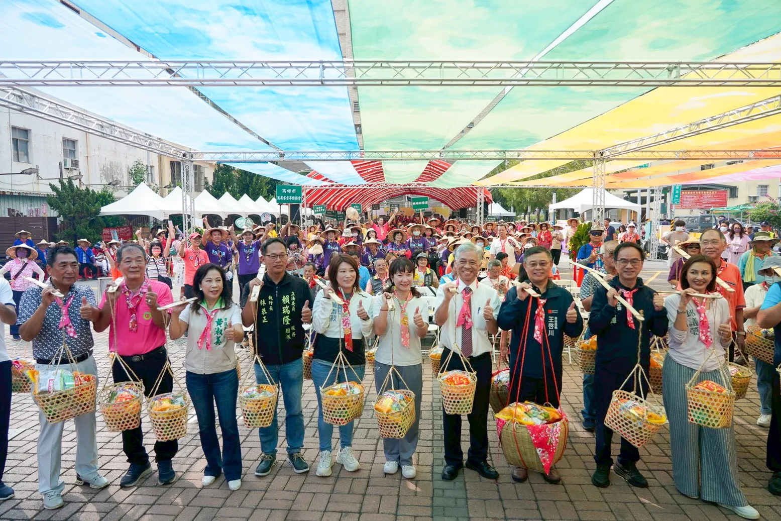 高雄市睽違20年再度舉辦客家義民祭活動，上千鄉親熱情參與。高雄市政府客家事務委員會提供