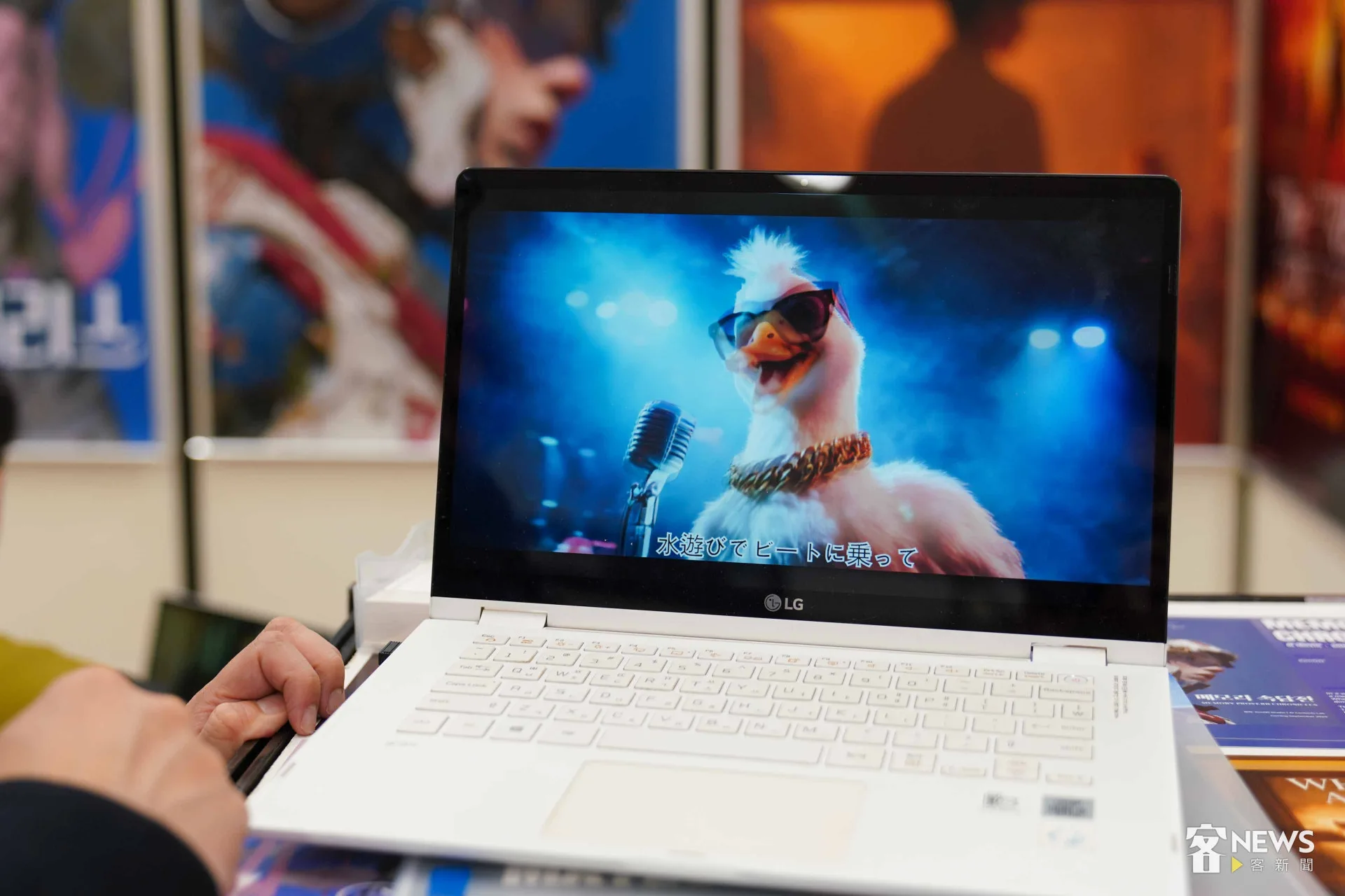 韓國AI短片Ｗhispers Animal Clinic不只運用AI創造場景，讓動物動起來，連音樂也是AI創作。李台源攝