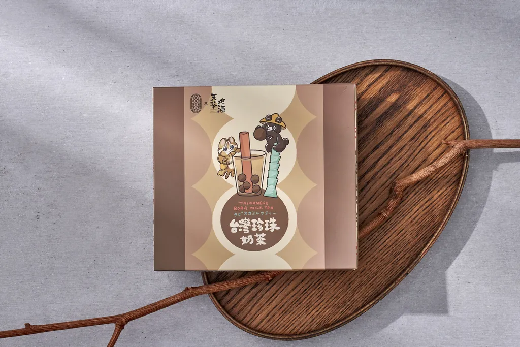協裕製茶工廠的珍珠奶茶組合包。取自天茶地酒官網