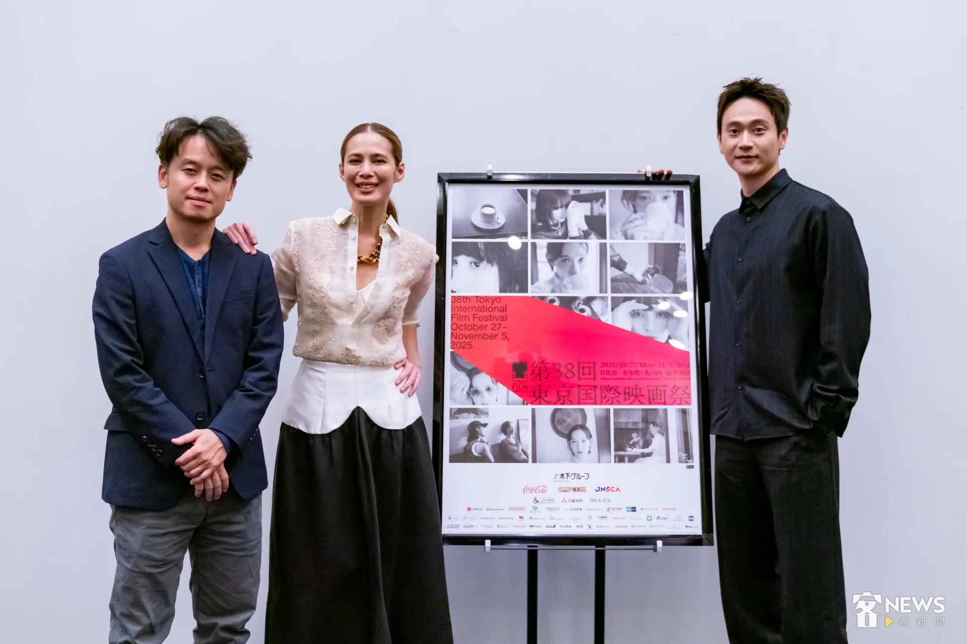 客家電影《丟包阿公到我家》今（31）天在日本東京國際影展世界首映。李台源攝