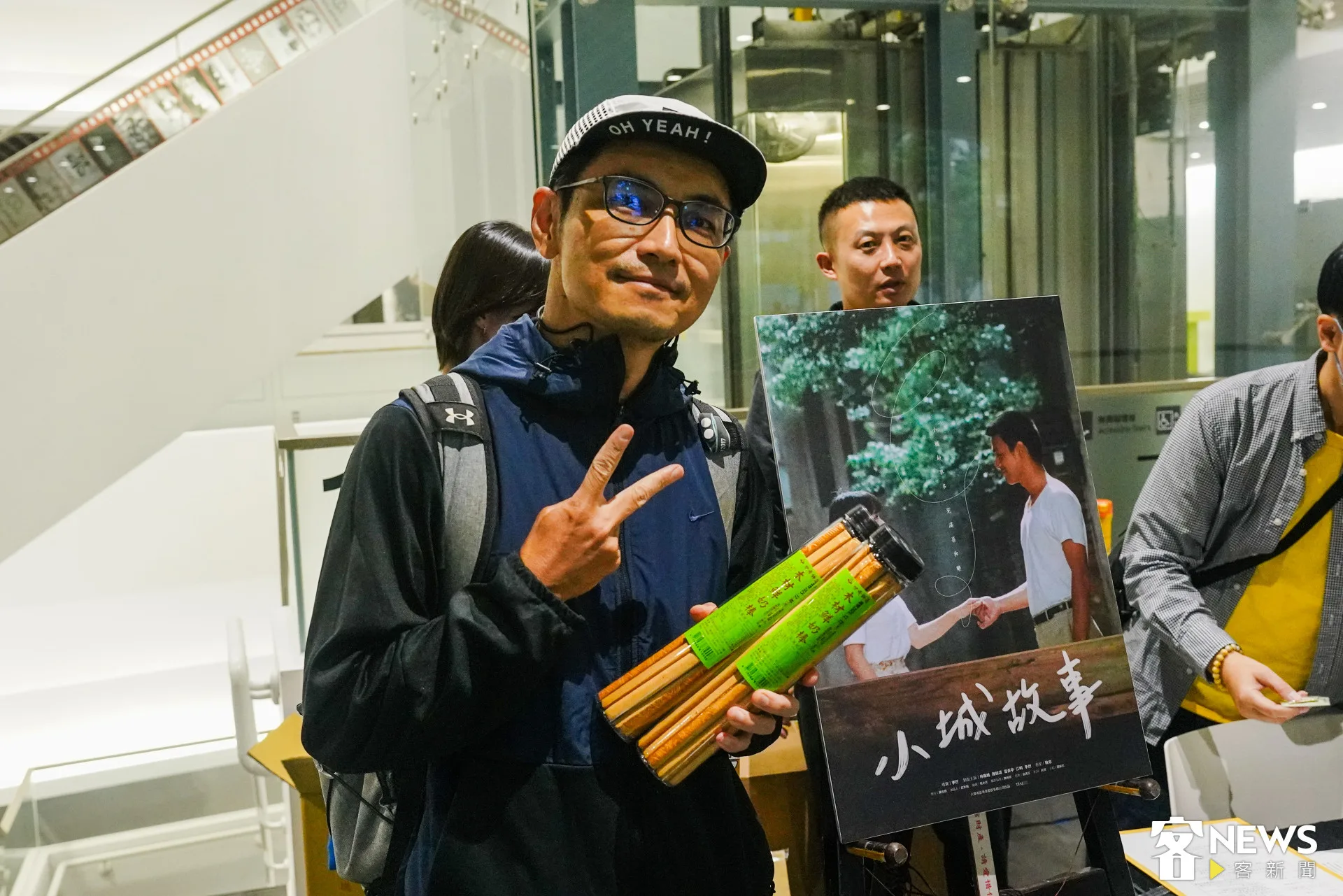 觀眾宋先生表示聽到在地口語化的客語很讓人融入其中。朱愷元攝