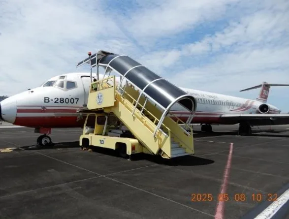 法務部將拍賣的遠東航空客機