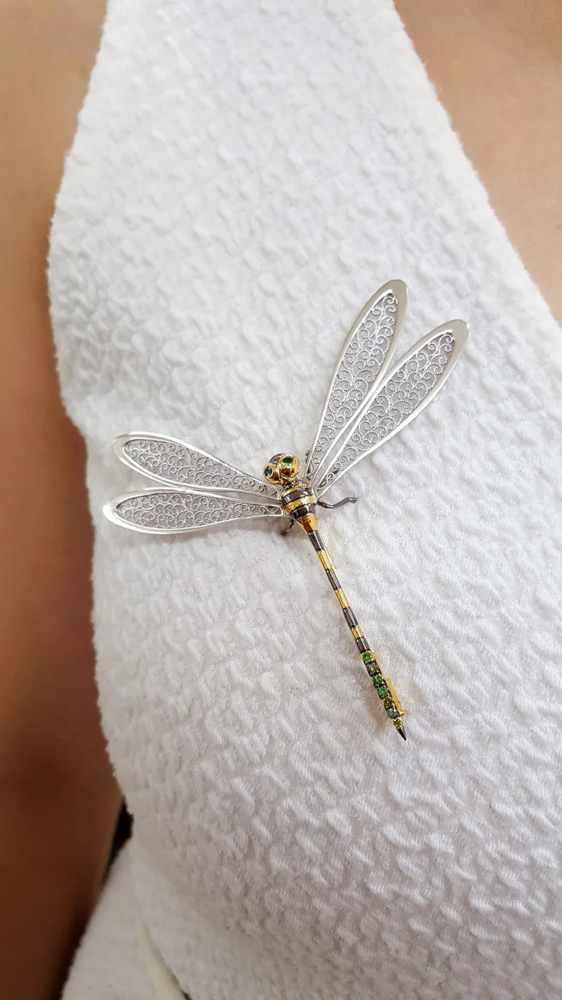 第三屆「匠心之夢」全國文創工藝競賽精品組金獎作品《孤蜓》。翻攝馬文煌FB