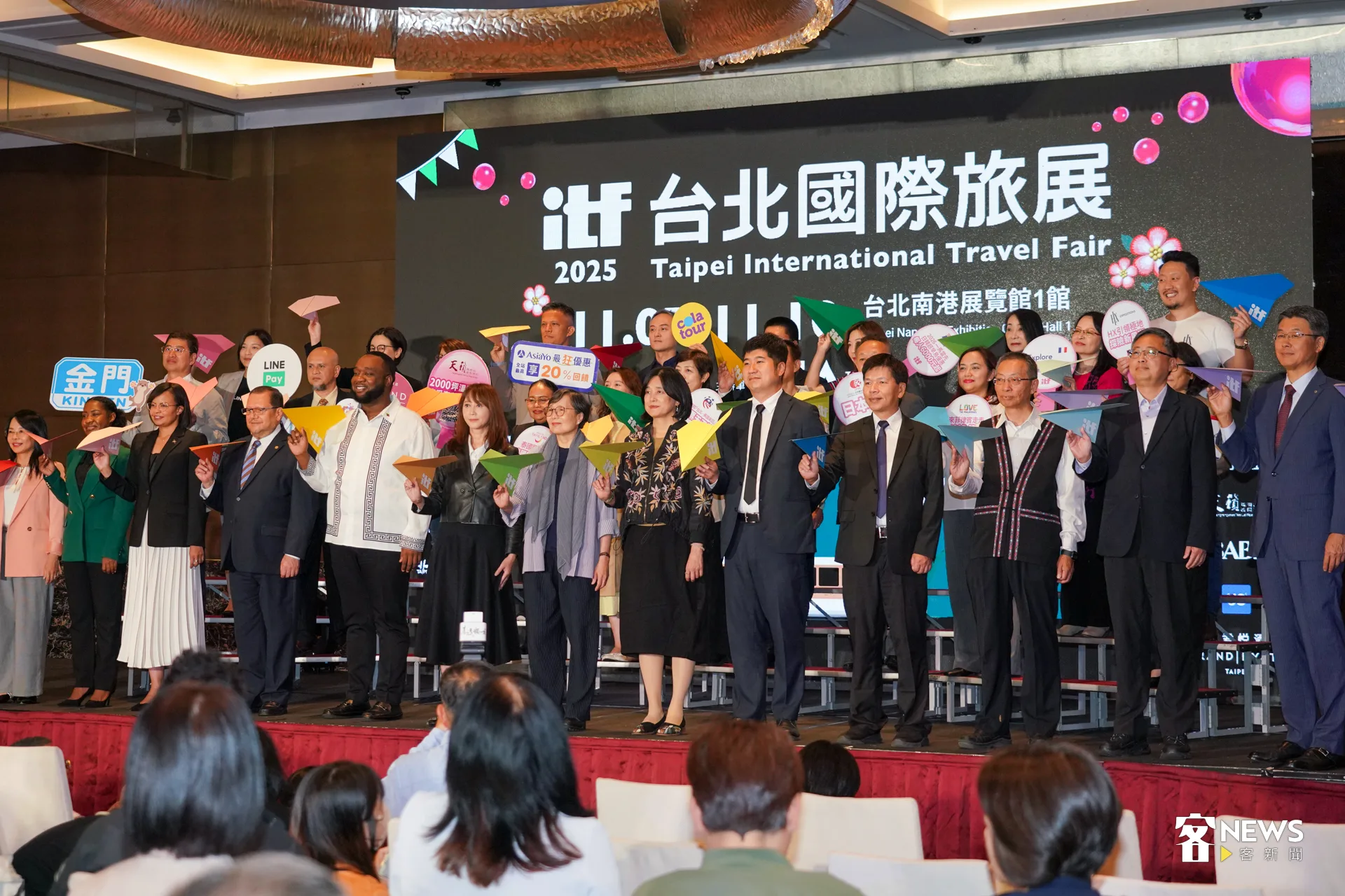 ITF台北國際旅展將於11月7日(五)至10日(一)在台北南港展覽館一館登場。客委會也設有攤位,積極搶佔國旅市場。洪藝晅攝