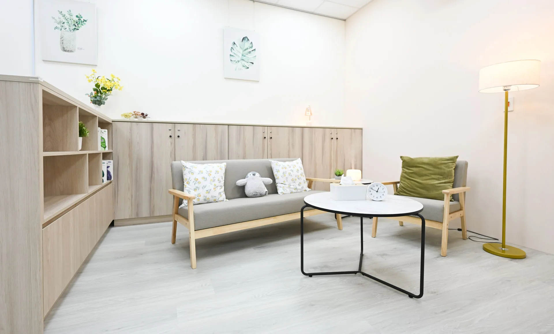 楊梅心理衛生中心提供舒適環境給來談民眾。桃園市政府提供