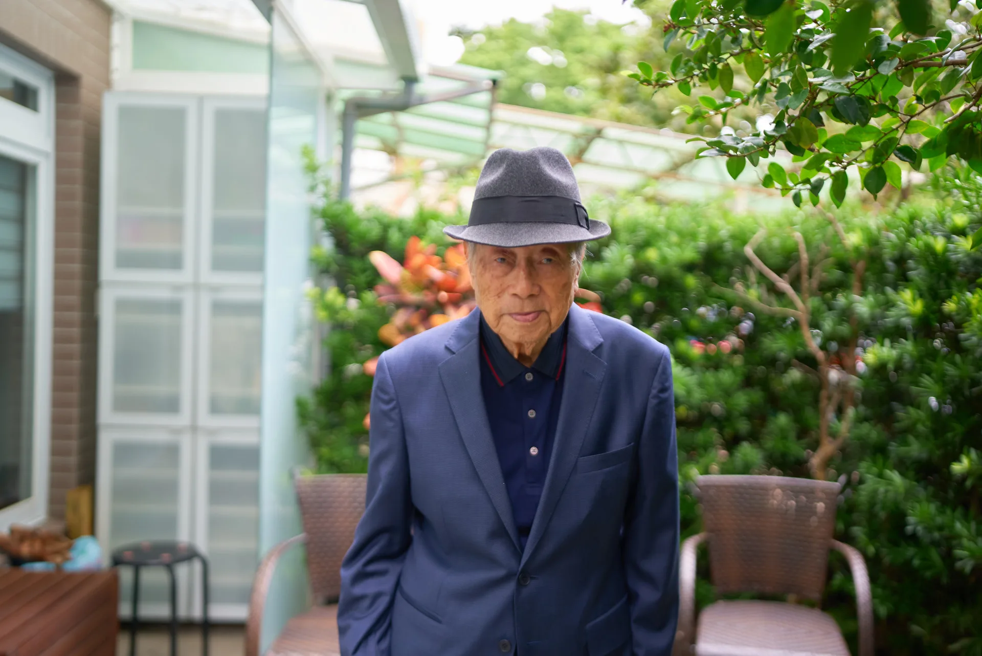 廖運潘獲得客家貢獻獎藝術文化類。客家委員會提供