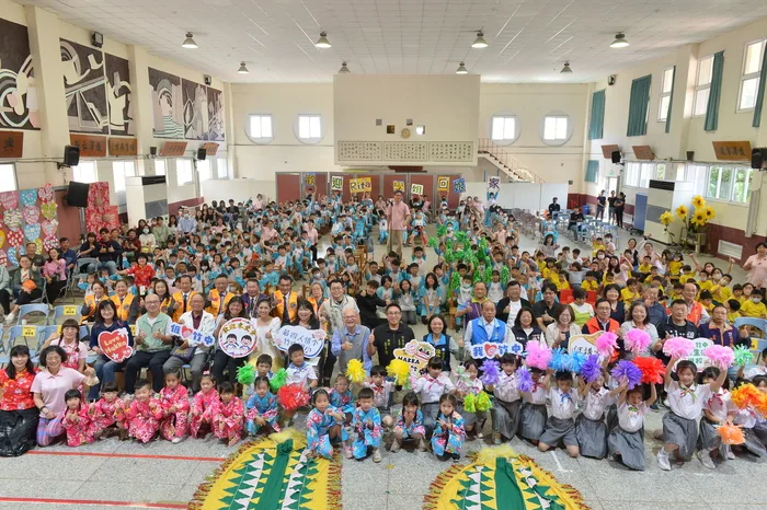 竹中國小舉辦客語校歌發表會。竹中國小提供