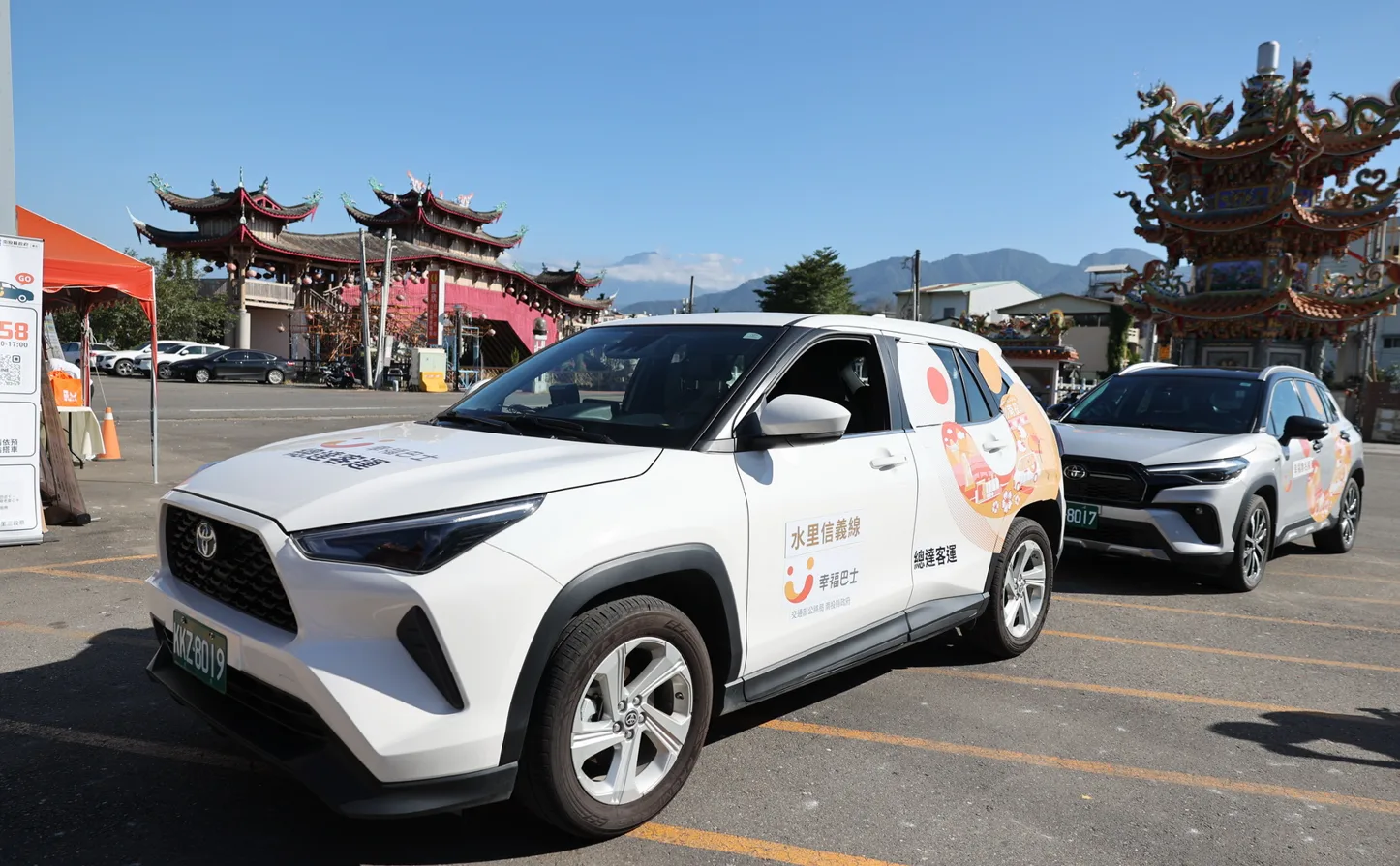 南投幸福GO水里鄉、集集鎮路線6日正式通車。南投縣政府提供