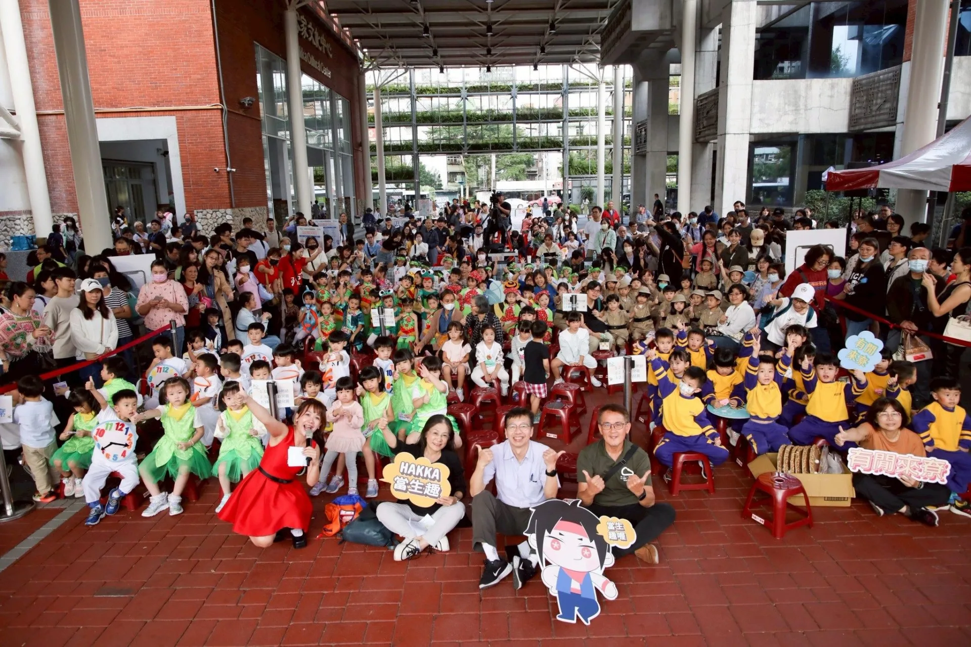 27所參與幼兒客語學習計畫的公私立幼兒園將齊聚客家公園。臺北市政府客家事務委員會提供