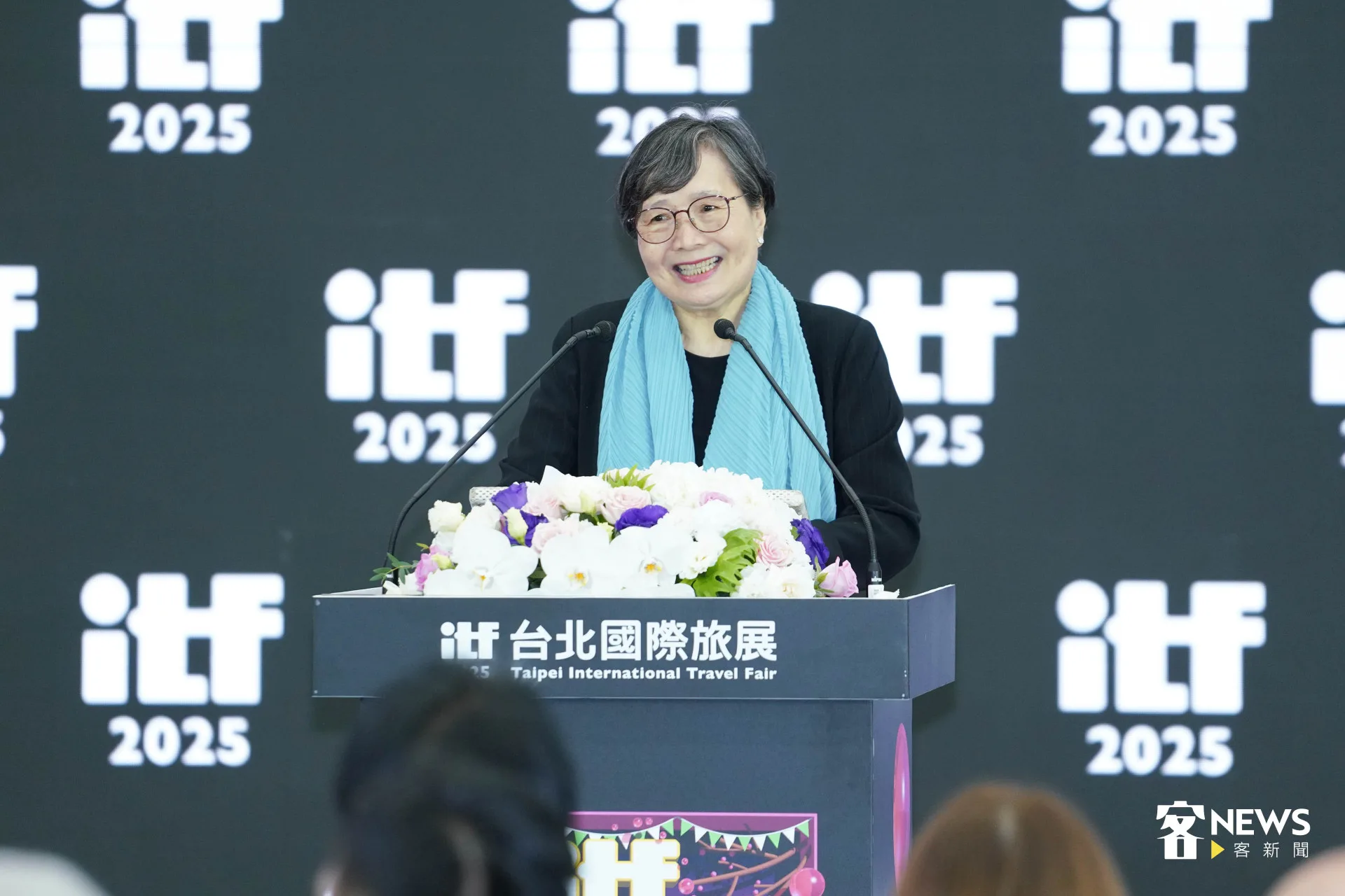 ITF籌備委員會主委葉菊蘭說,ITF與柏林旅展、倫敦旅展並列世界三大旅展。范修語攝