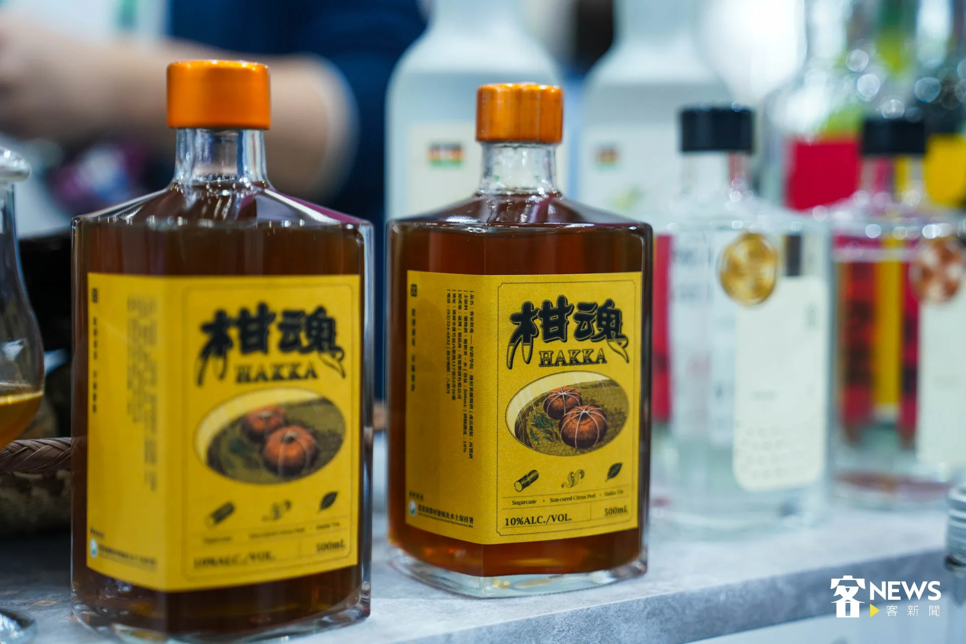 酸柑茶加入蘭姆酒為基酒的「柑魂」。范修語攝