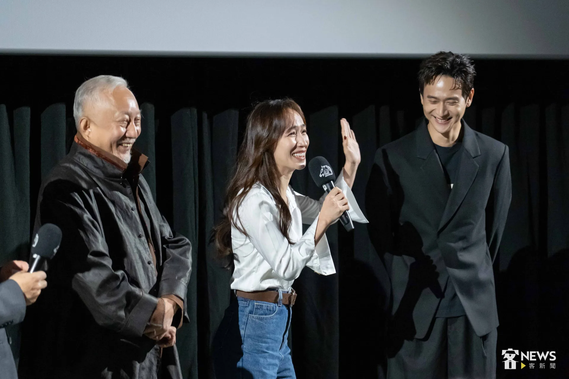 《丟包阿公到我家》11月8日於金馬影展首映後,登上觀眾票選排行第三名。李台源攝