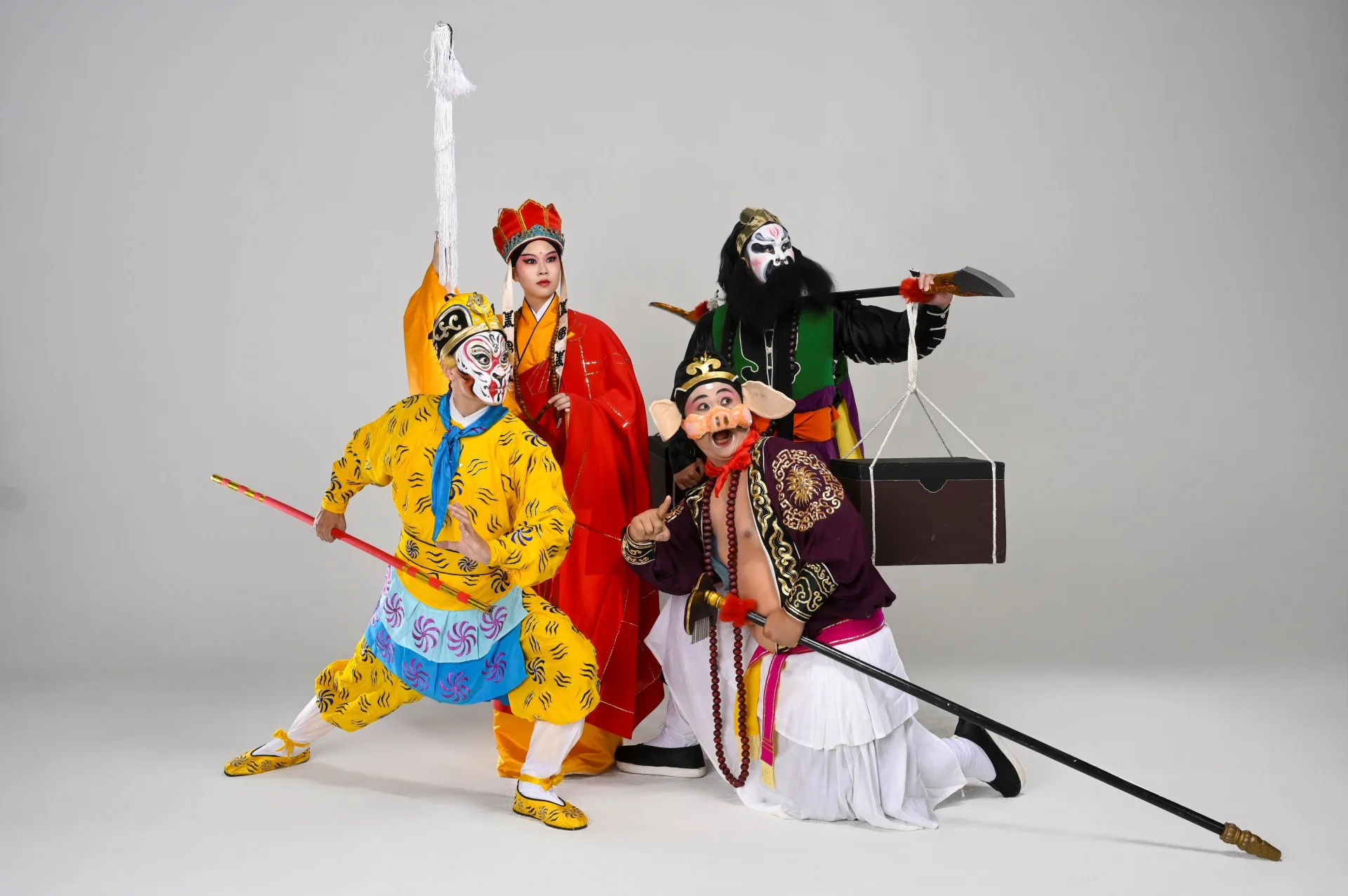 金滿圓戲劇團將於15日臺北客家收冬慶帶來經典劇目《三打白骨精》。臺北市政府客家事務委員會提供