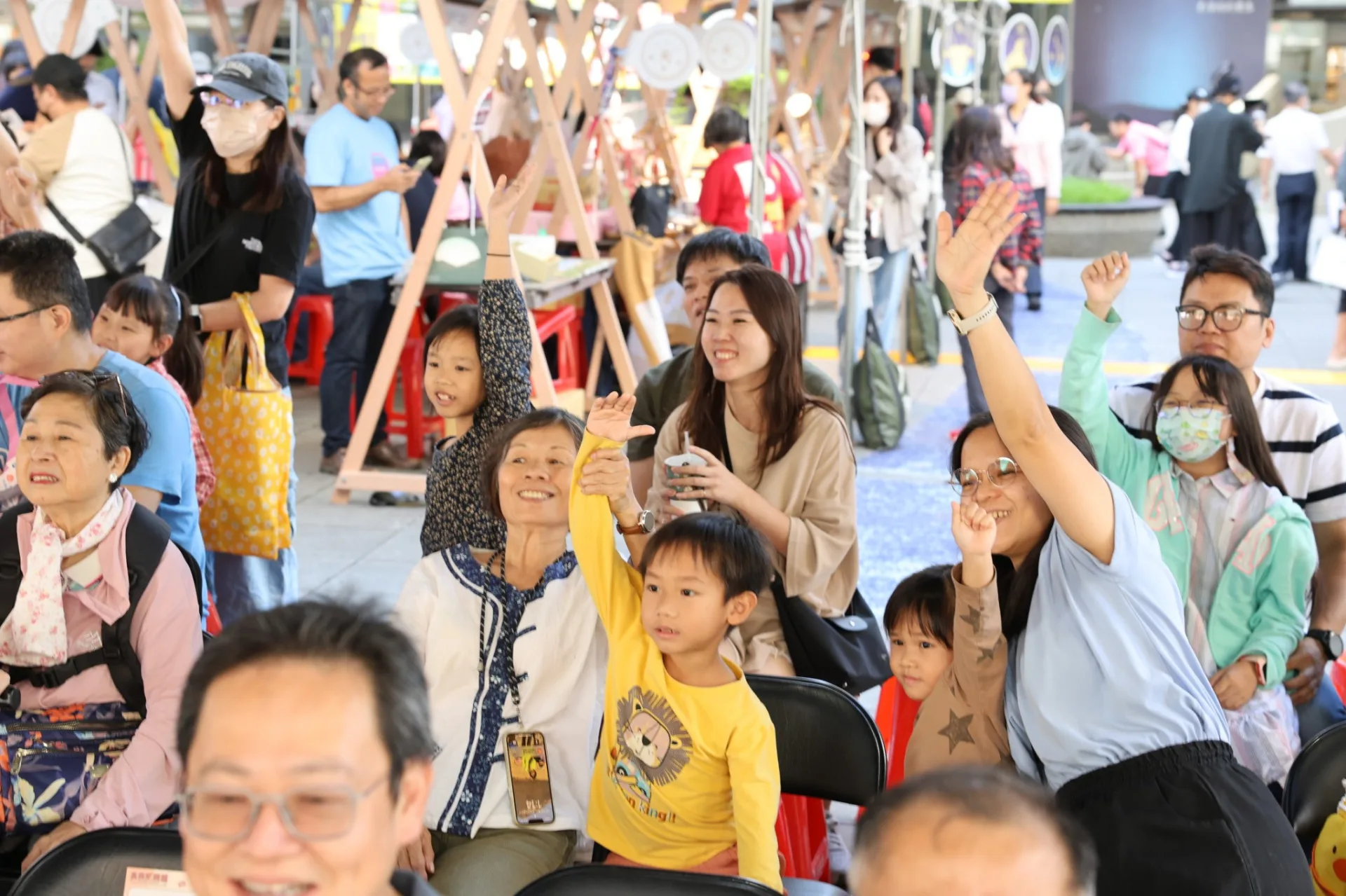 現場表演吸引眾多民眾參與。桃園市客家局提供