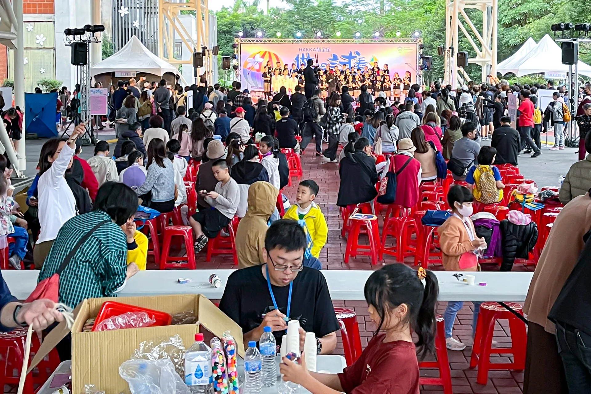 台北市將舉辦114年度國中小客語社團成果發表。示意圖，台北市客家事務委員會提供