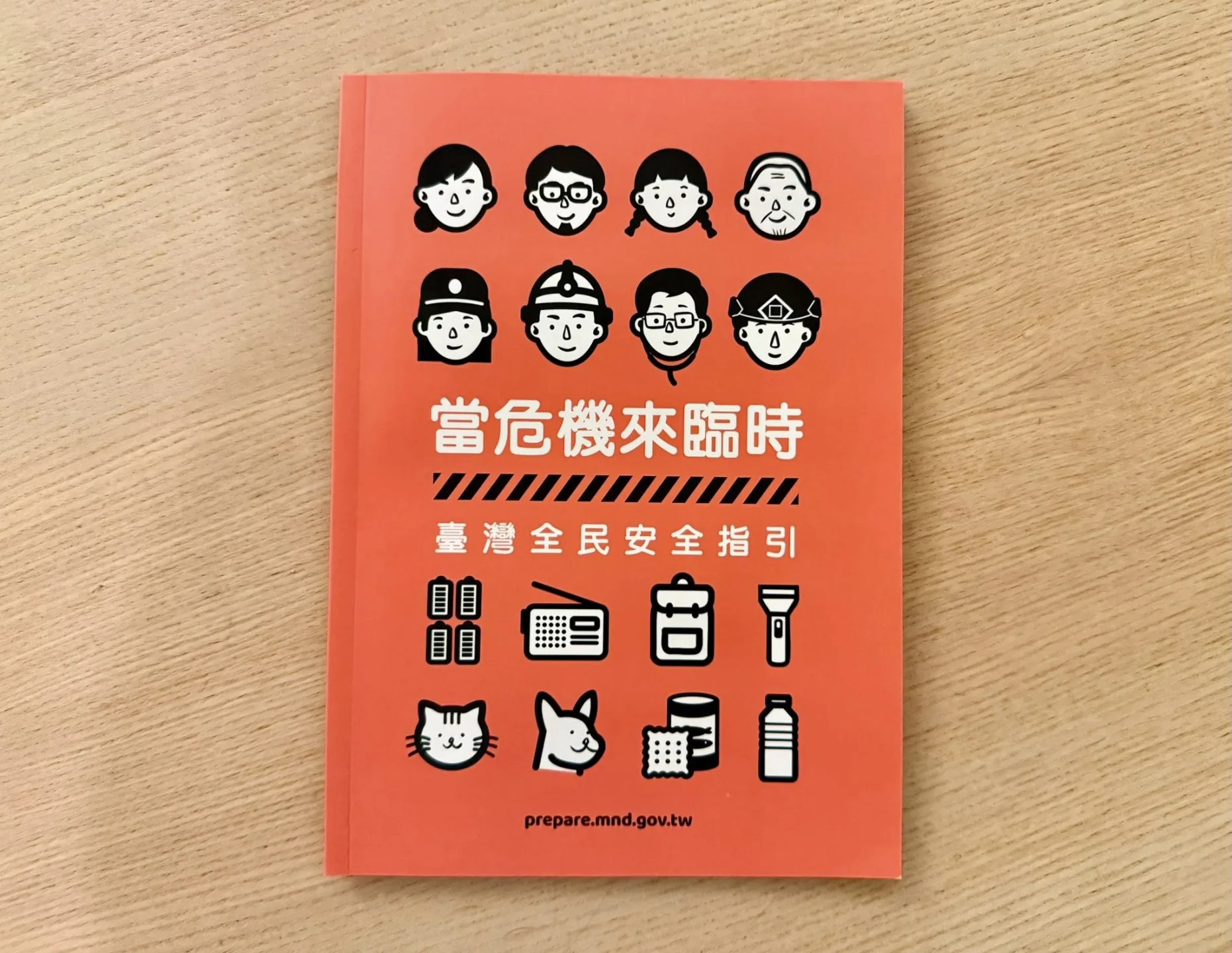 《台灣全民安全指引》。翻攝林飛帆臉書