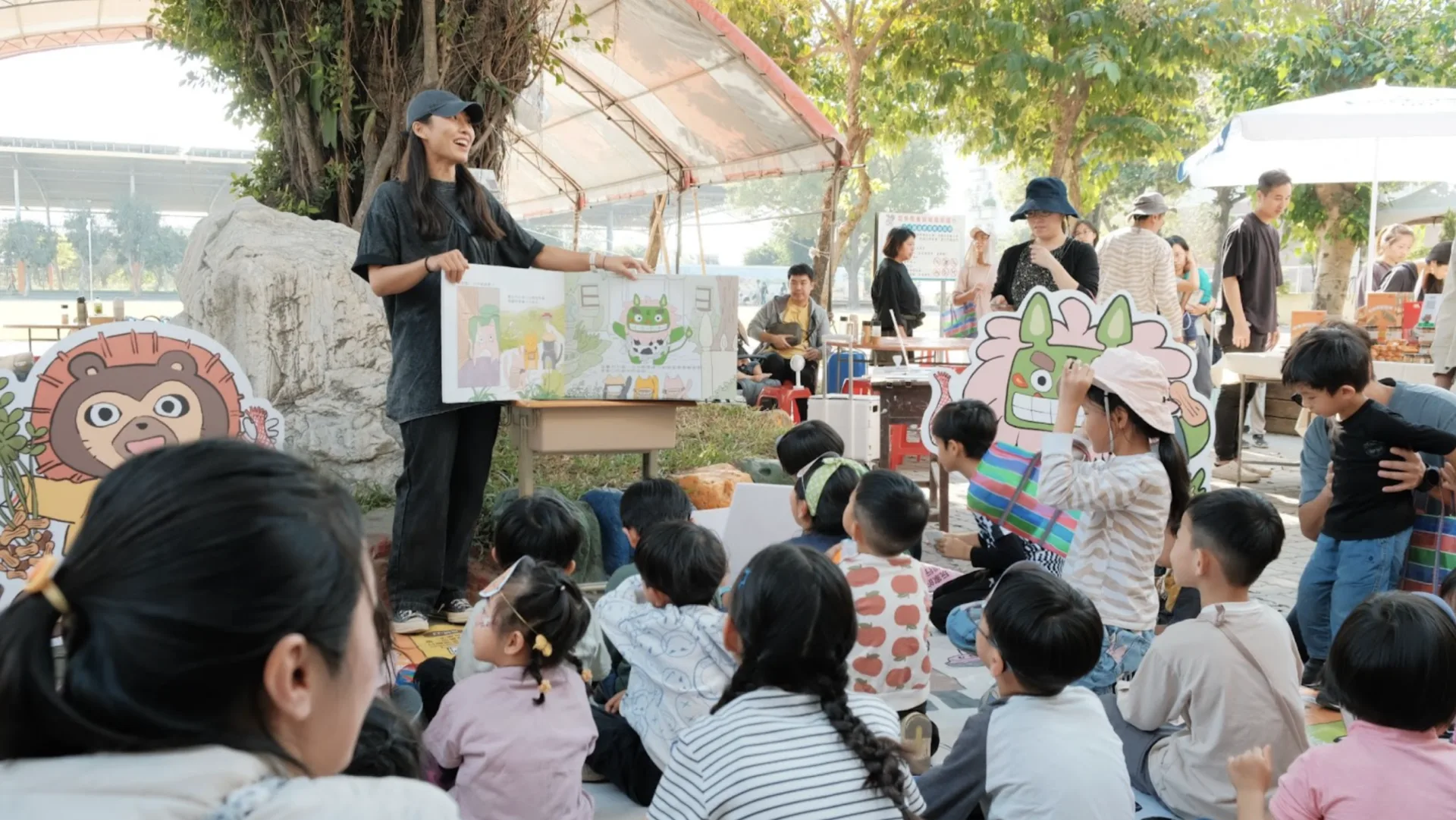 2025 年「貓兒干村採收祭」吸引超過百組親子家庭走入田間。貓兒干村鄉下野生活 提供