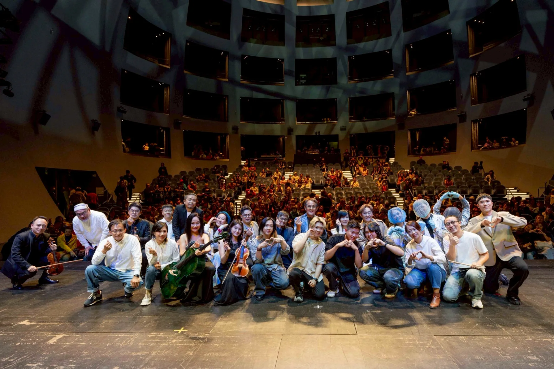 《我的遠方》音樂會吸引超過六百位觀眾入場。台北市客家事務委員會提供