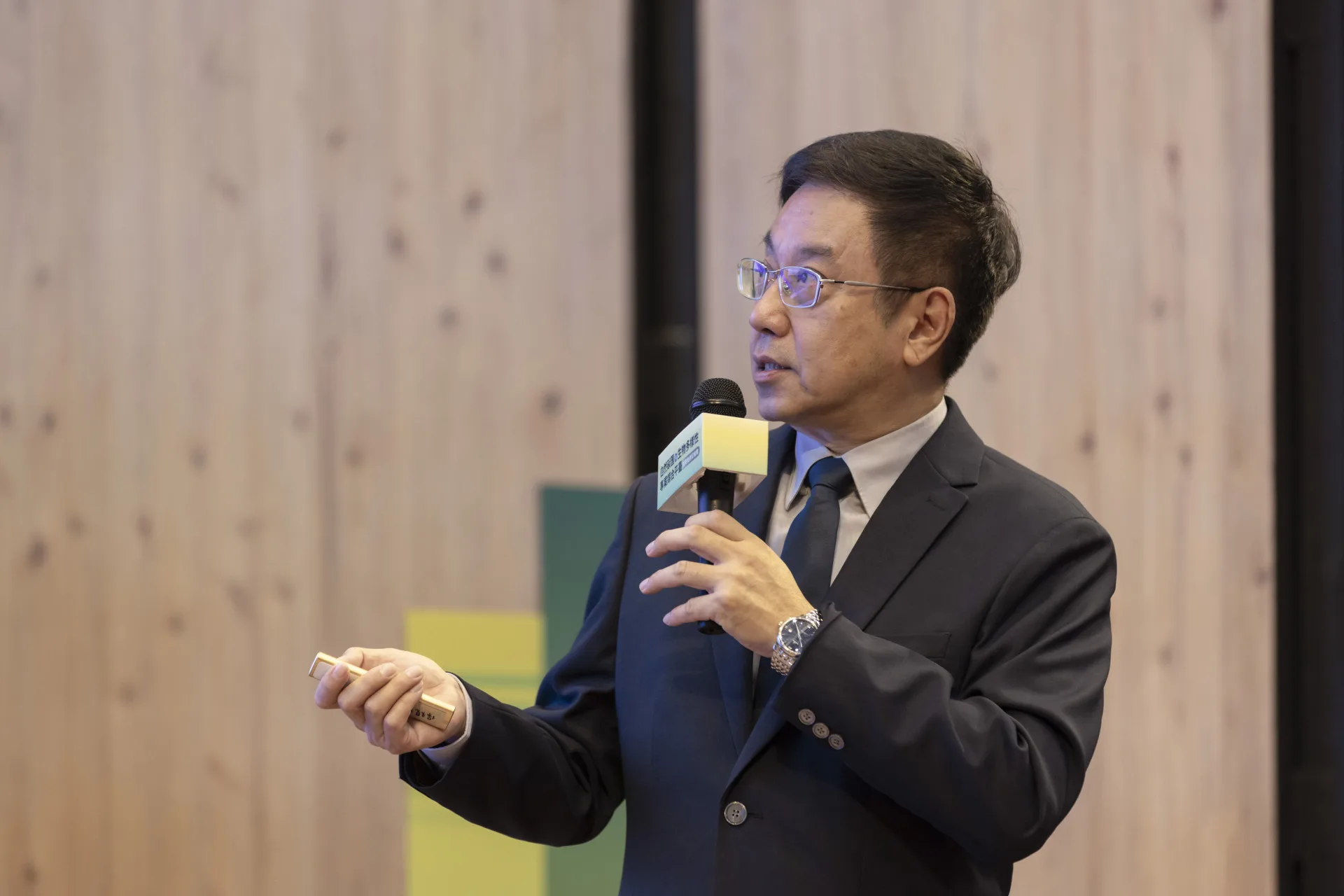 林保署長林華慶說明成果。林保署提供