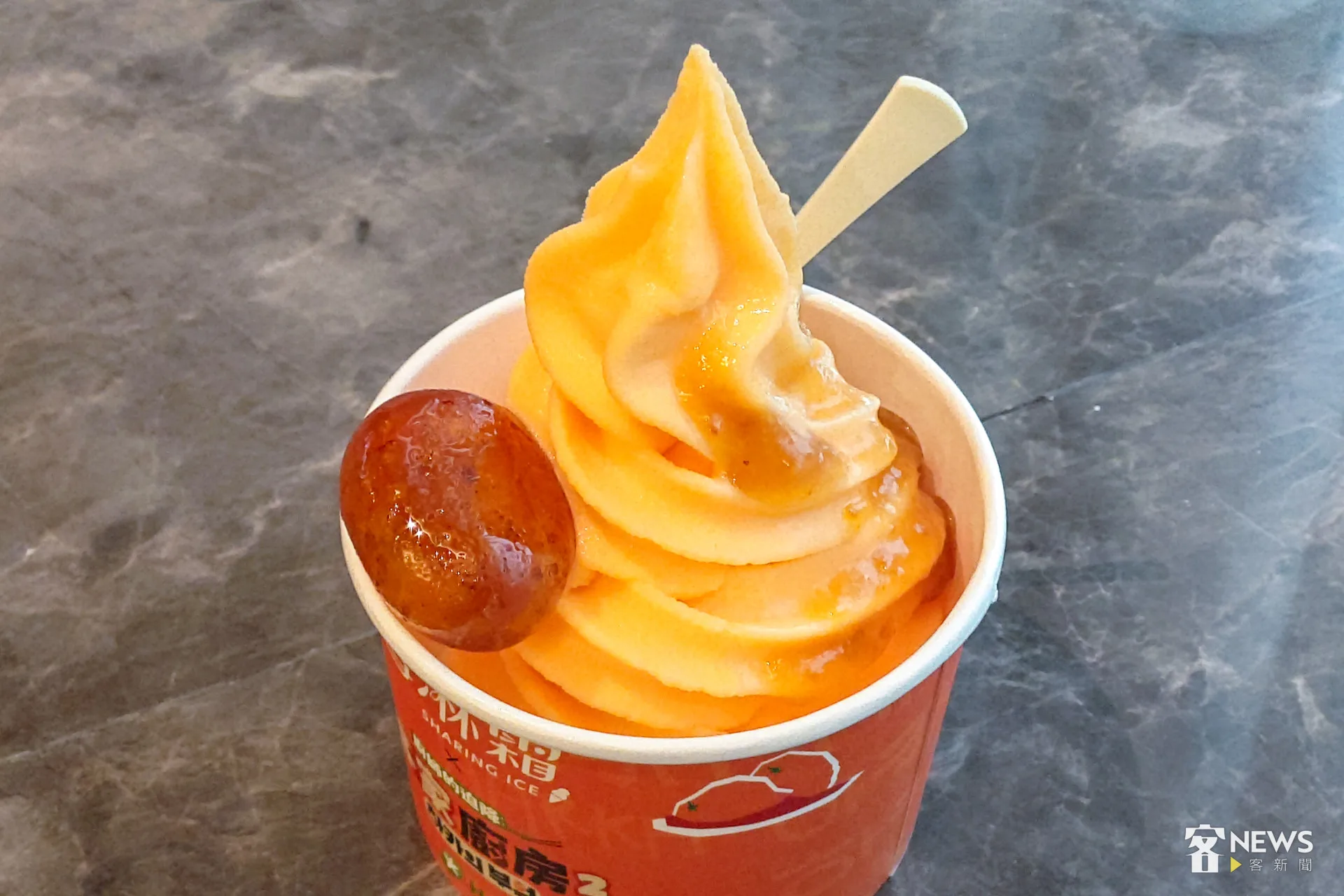 《客家廚房2》聯名冰淇淋。李台源攝