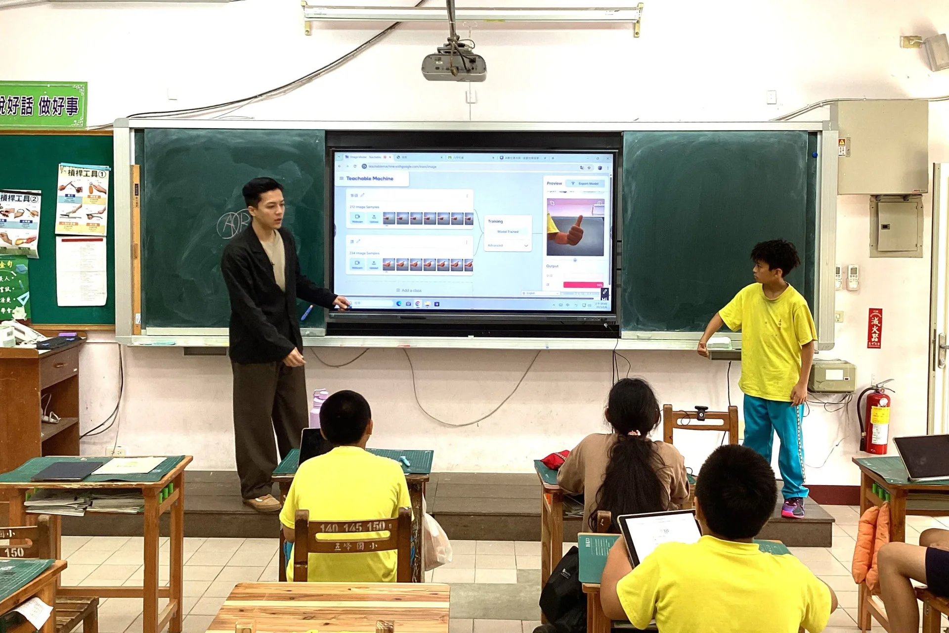 太平國小主任莊紹群課程。新竹縣政府提供