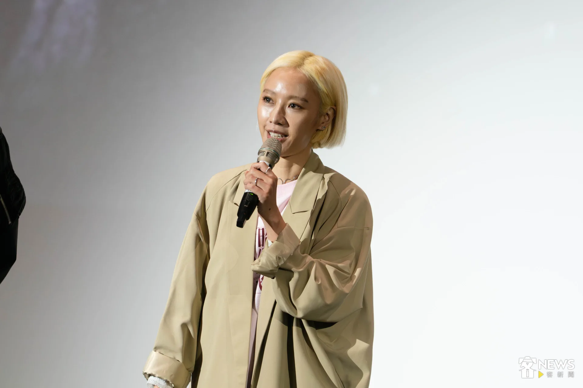 在片中飾演「鳳英」的方宥心,劇中客語讓語言指導大讚專業。范修語攝