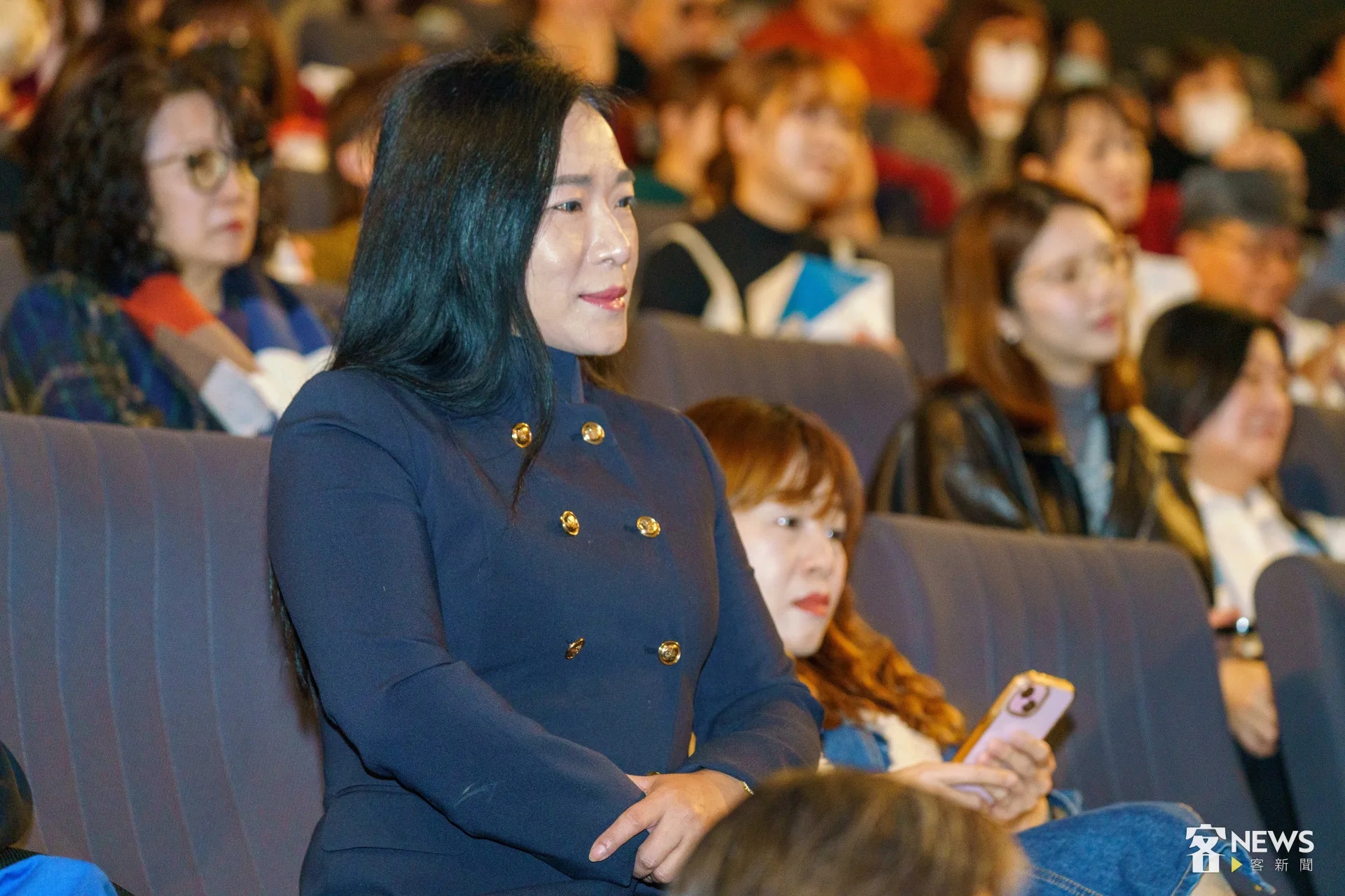 彭莉惠稱讚，《那張照片裡的我們》是一部完成度極高、歷史厚實的作品，客家題材第一次進入主流商業院線的電影，願意再一次走進電影院欣賞。李台源攝