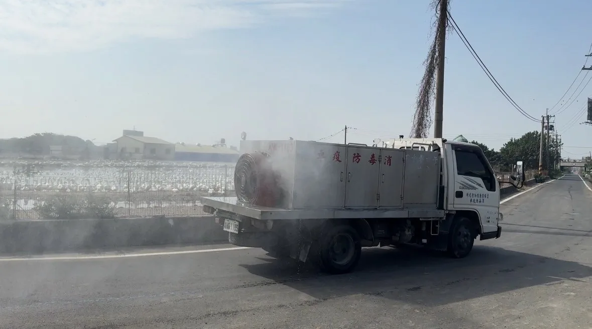 雲林縣動植物防疫所日前執行例行監控,在元長鄉1番鴨場檢測到H5N1亞型高病原性禽流感。示意圖。翻攝自 雲林縣動植物防疫所臉書