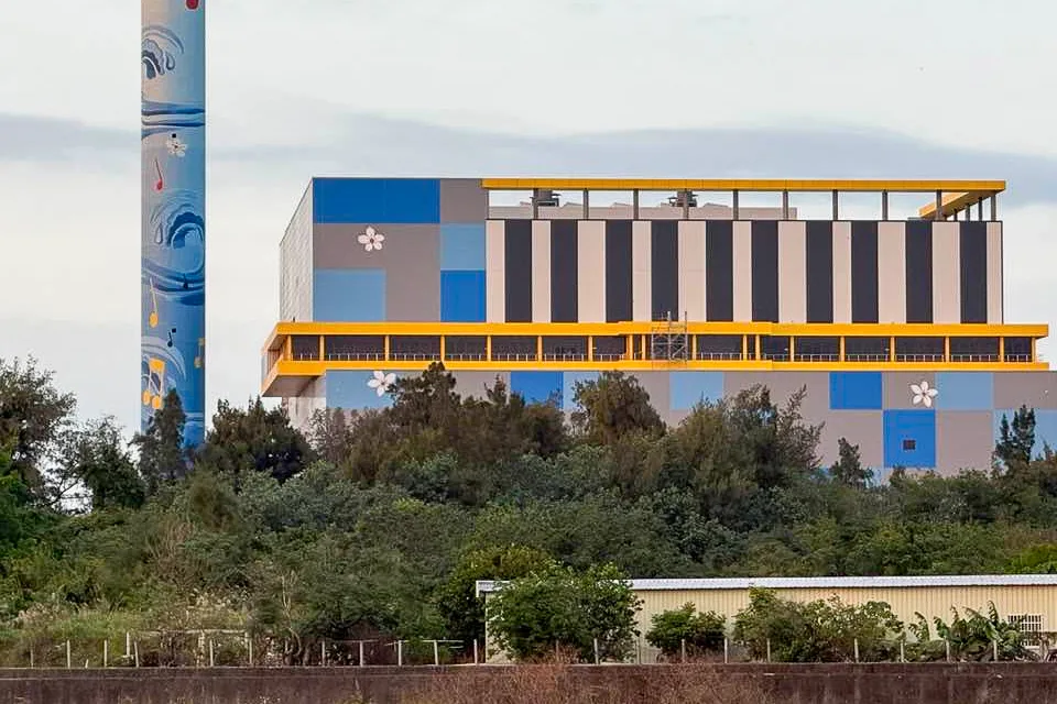 新竹縣焚化爐的照片。陳權欣攝