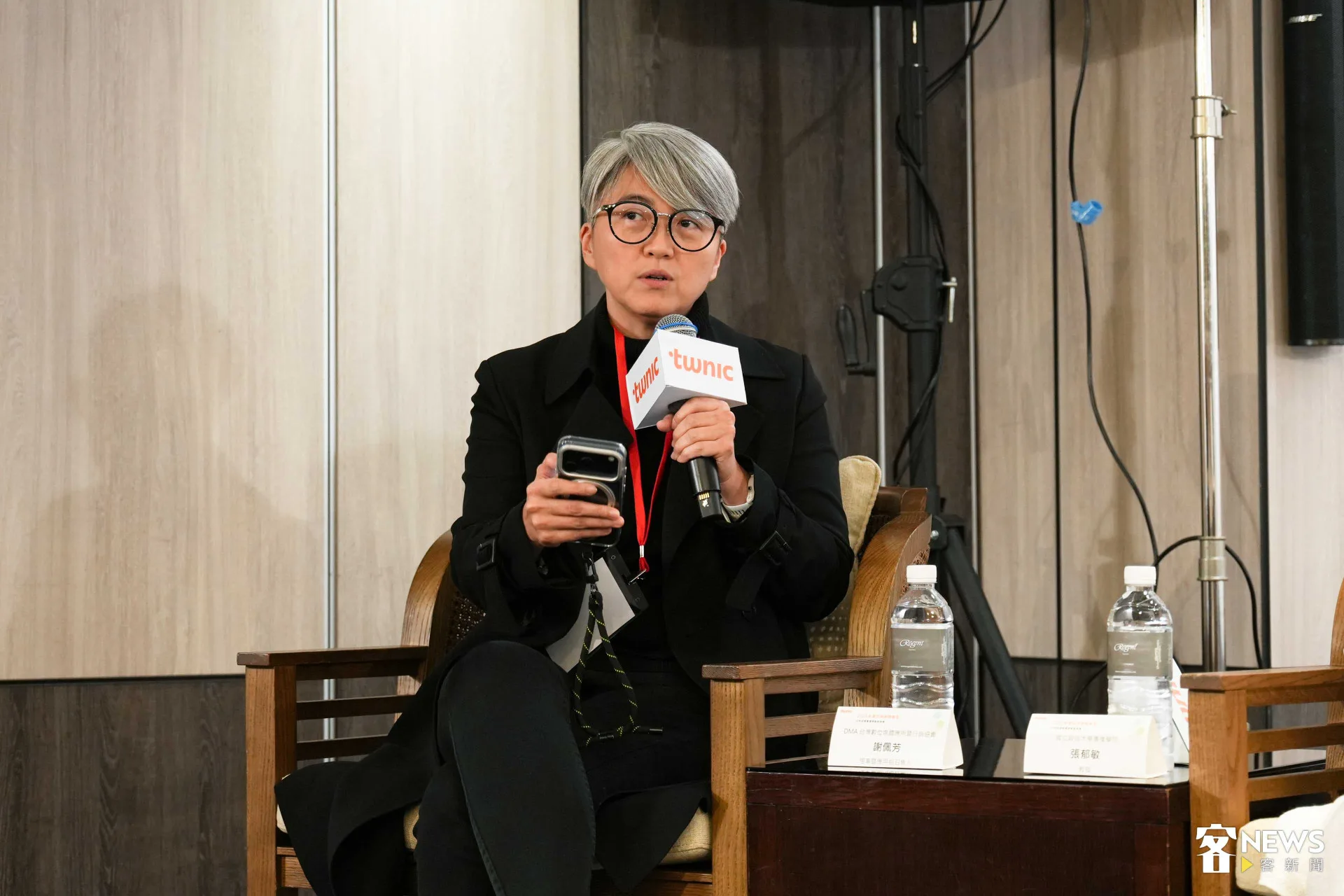 DMA台灣數位媒體應用暨行銷協會理事謝佩芳分享對短影音現象的觀察。蔡依璇攝