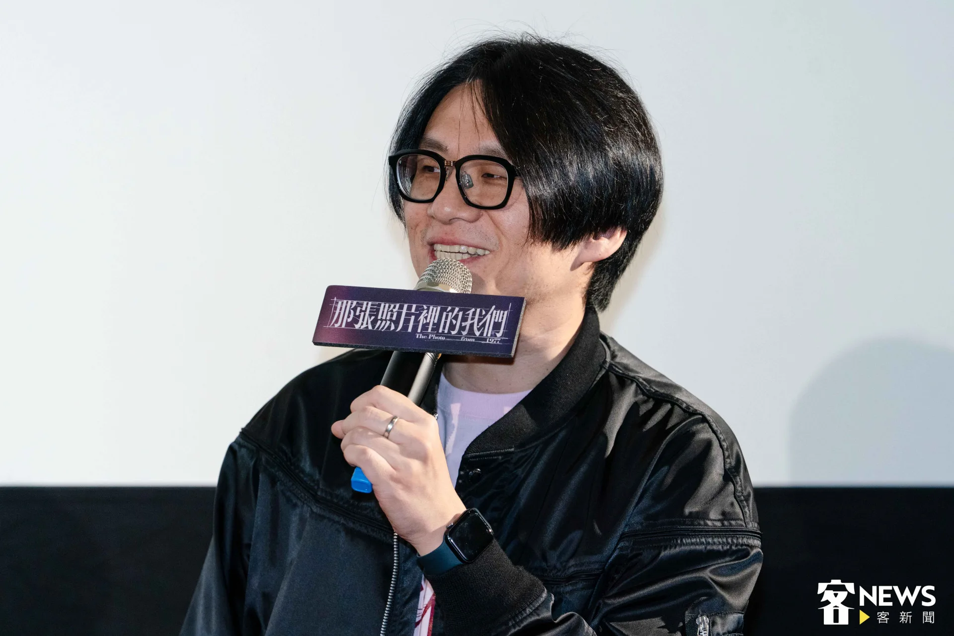 鄭乃方導演提到電影中弘國父親砸毀吉他時，讓他深受感動。朱愷元攝