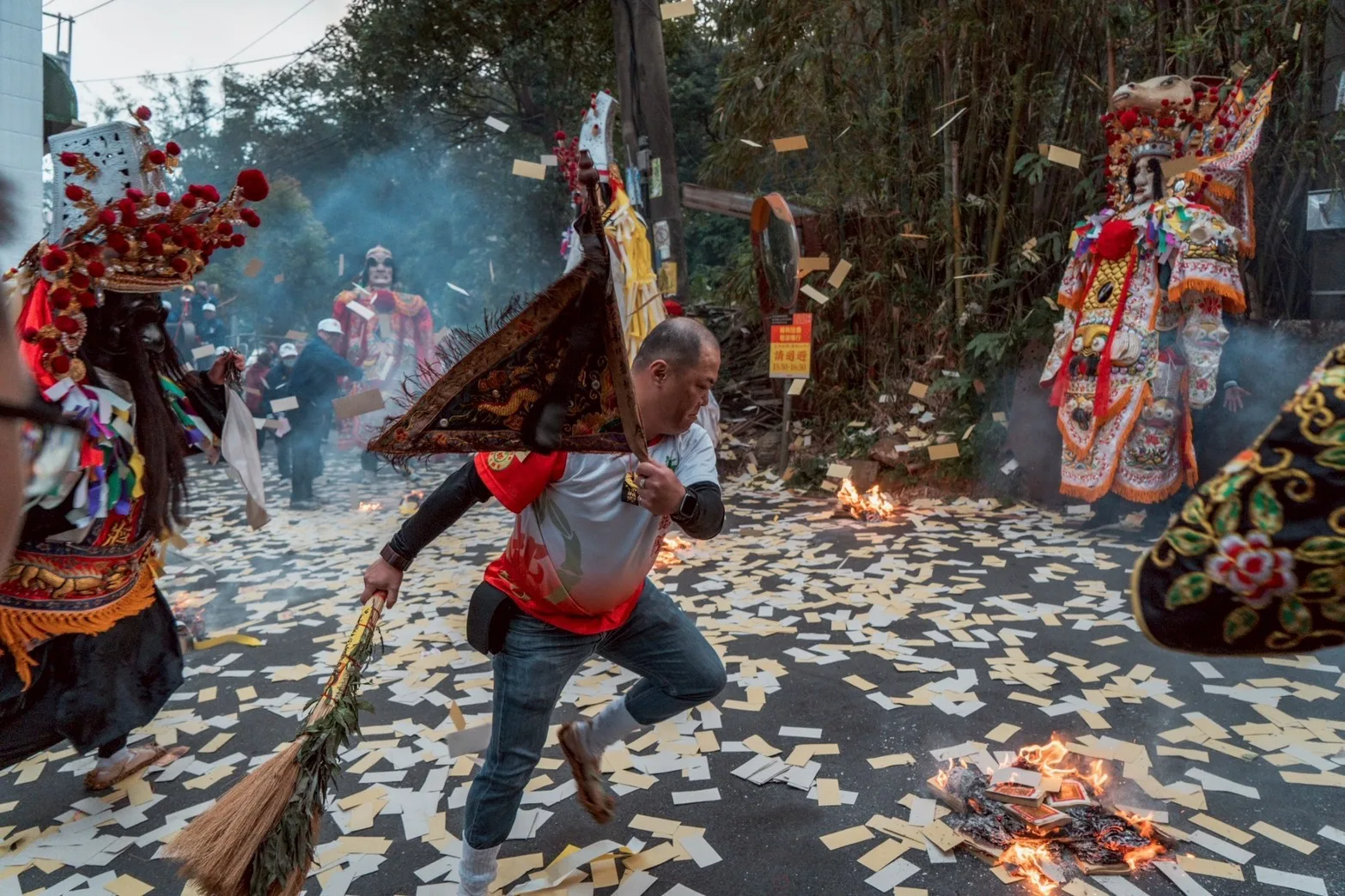 龍潭龍元宮舉辦「酬恩圓醮週歲紀念慶典」。龍元宮提供