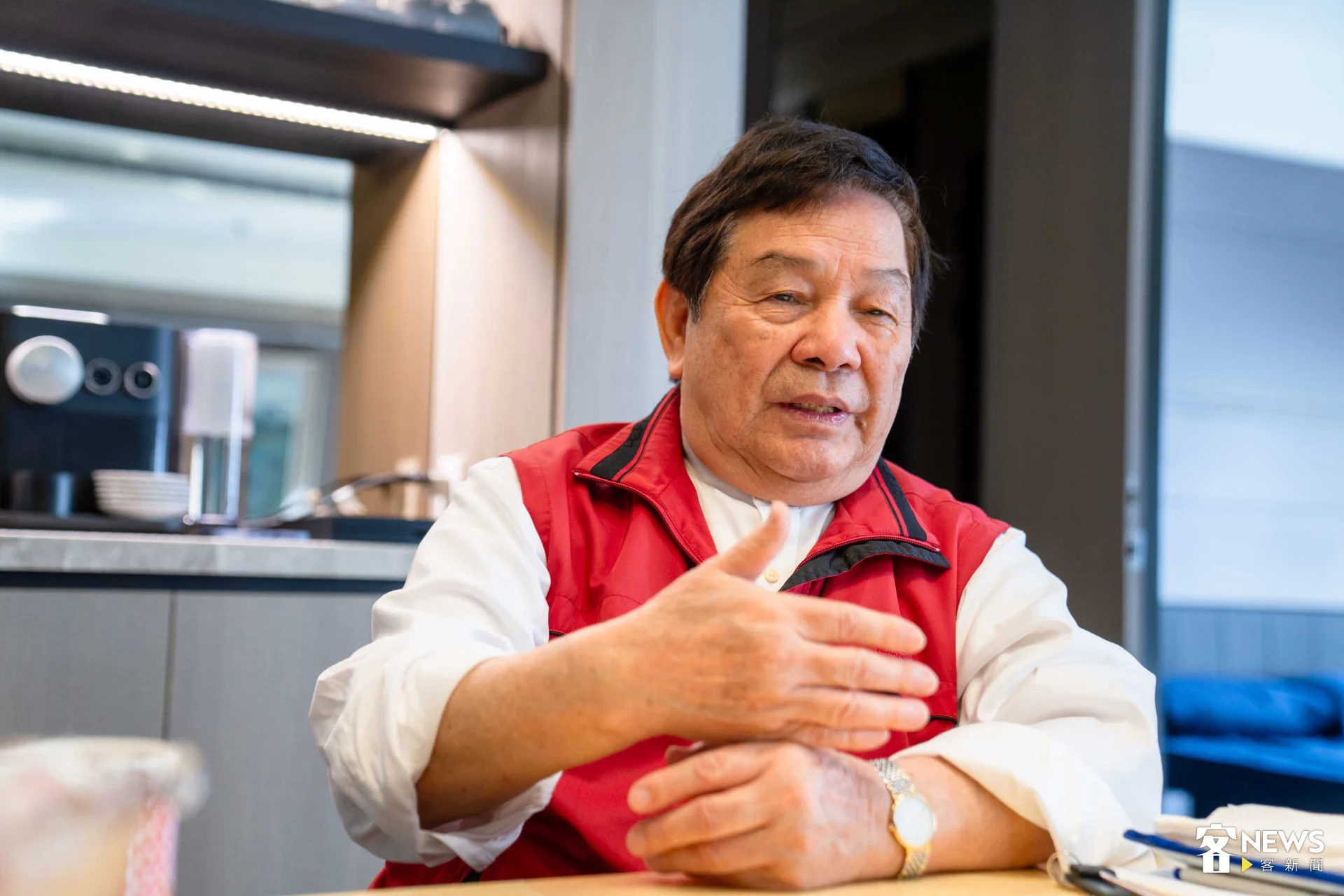 張永西對於榮獲2025年「客家終身貢獻獎」，表示是很大的榮耀。范修語攝