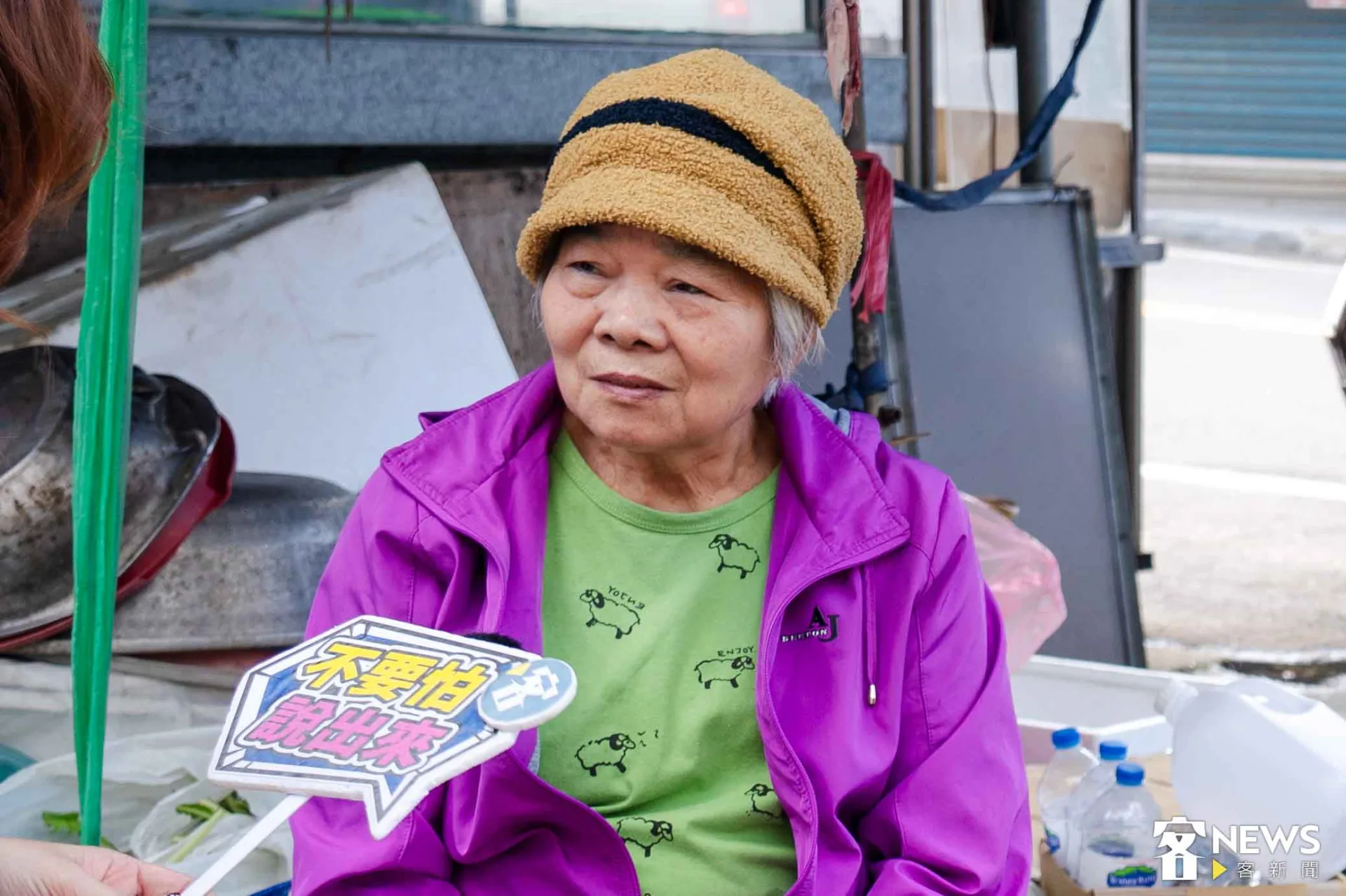 楊梅81歲的呂阿婆，曾聽別人說自己不說客語是因為被說「講客家話很俗」。范修語攝