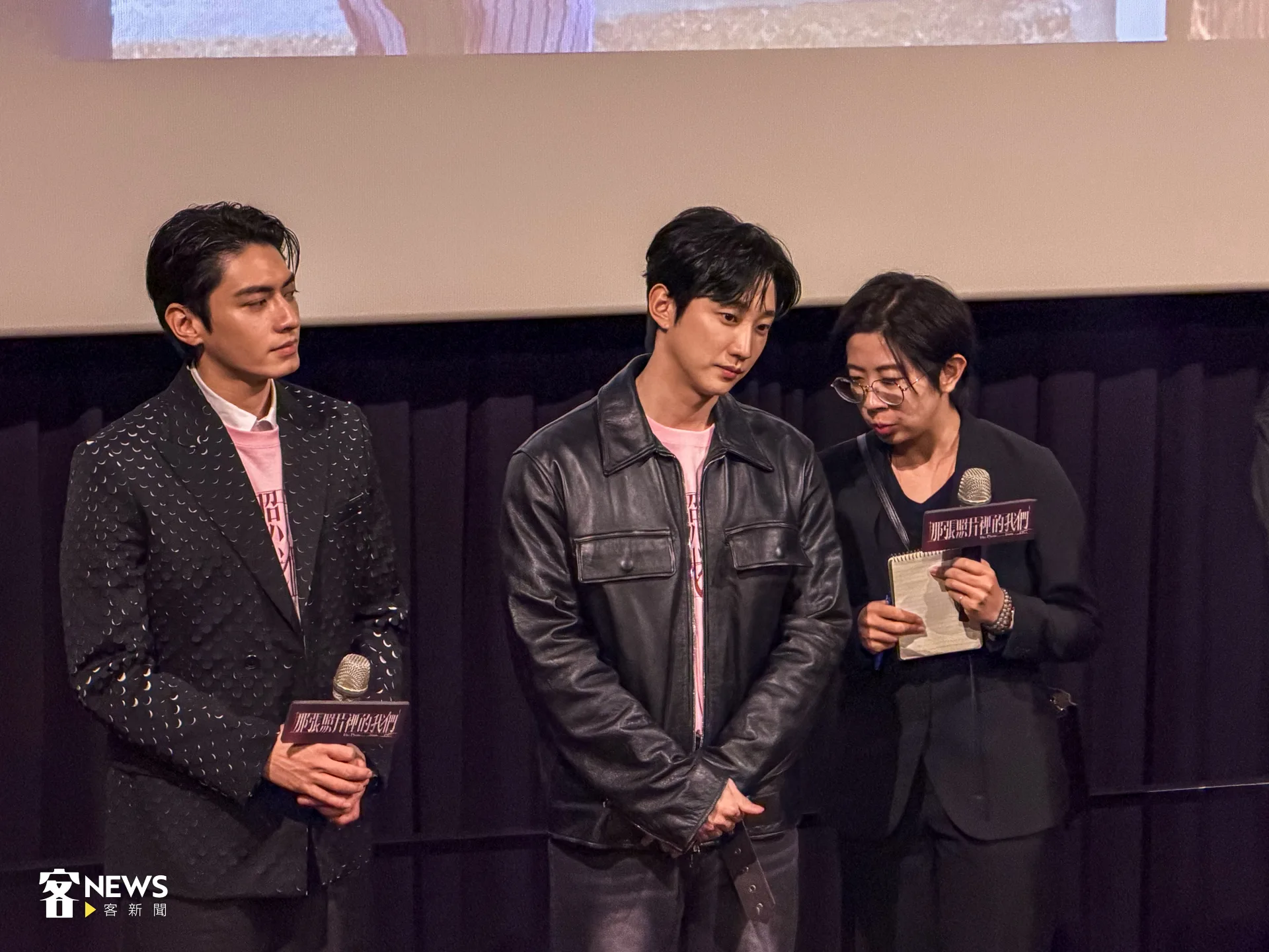 振永（中）分享，印象最深的場景是和李沐、宋柏緯（左）三人一起騎腳踏車。洪藝晅攝