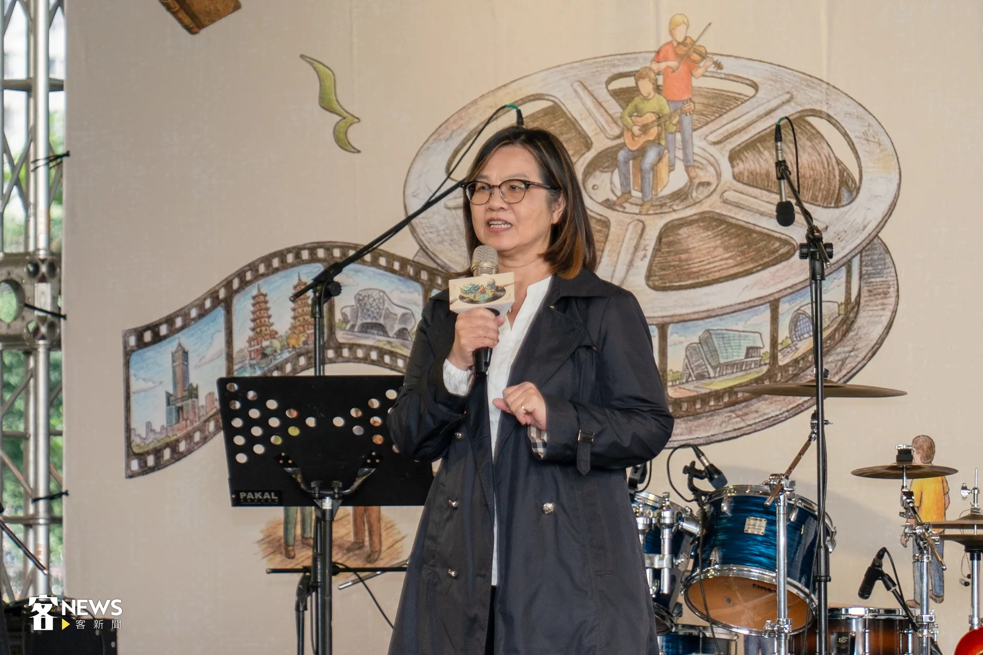 高雄市總圖館長李金鴦表示，今年高雄總圖將有客家專區。洪藝晅攝