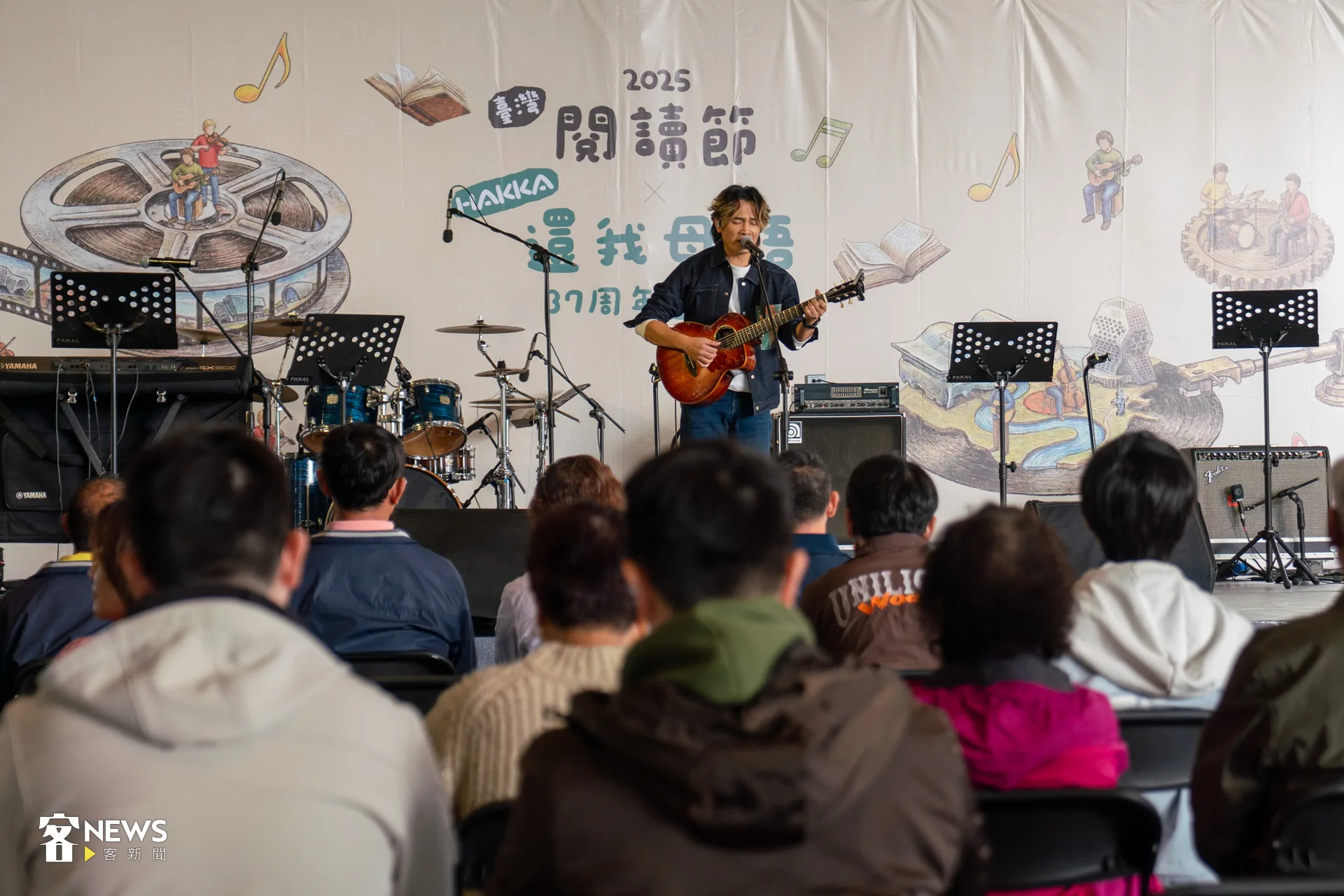 羅文裕表示，未來不確定能走多遠，但會以最大努力創作更多作品，持續讓客家音樂與世界對話。洪藝晅攝